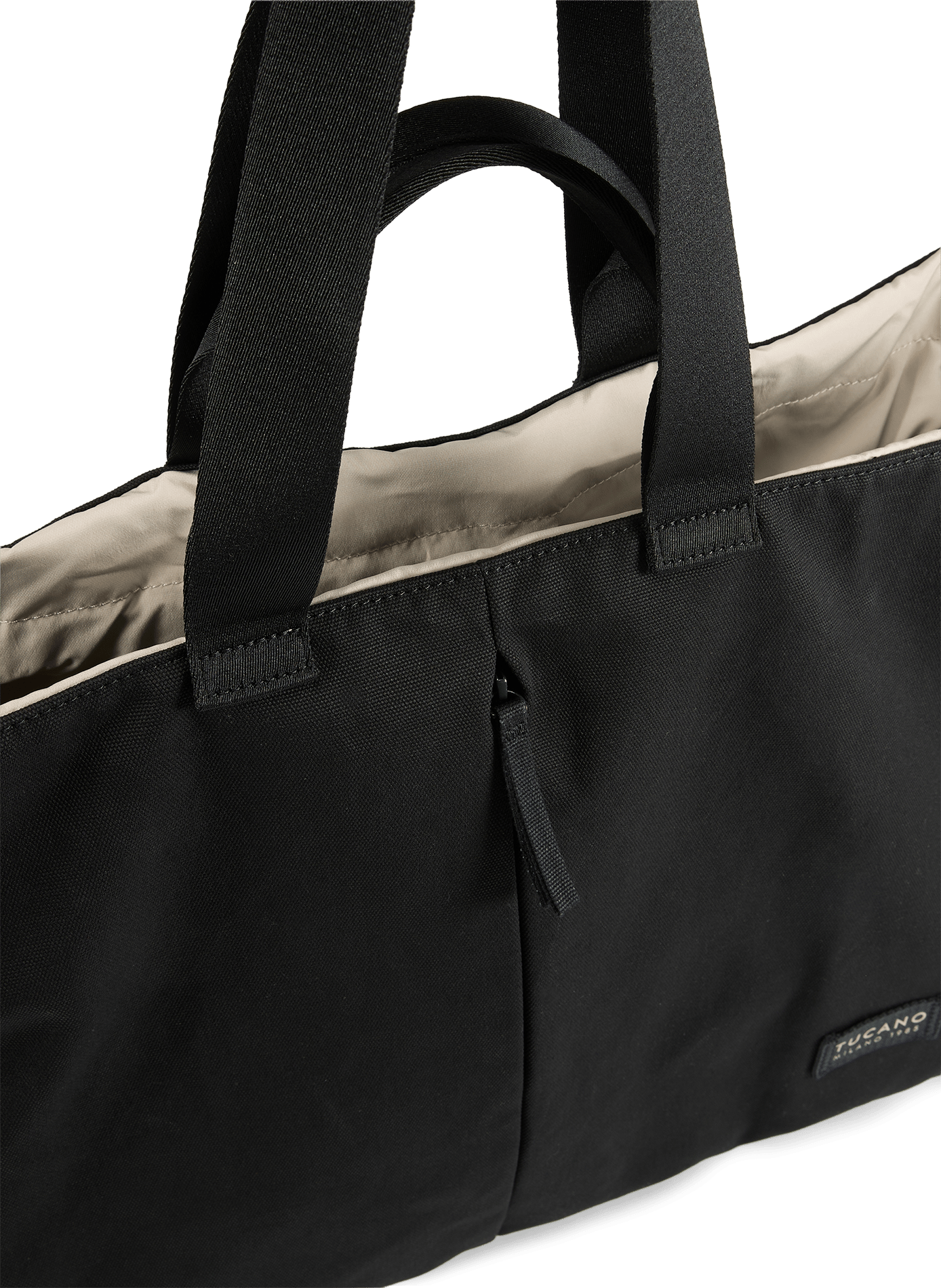 Bcash weekend bag in blended cotton TUCANO Black