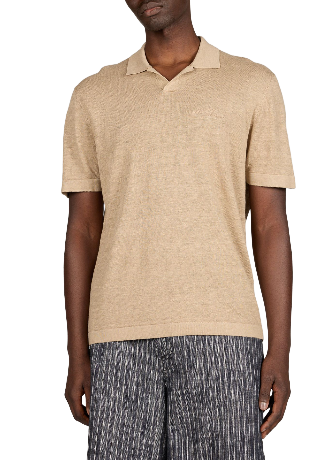 Polo à logo en coton  LES DEUX Beige