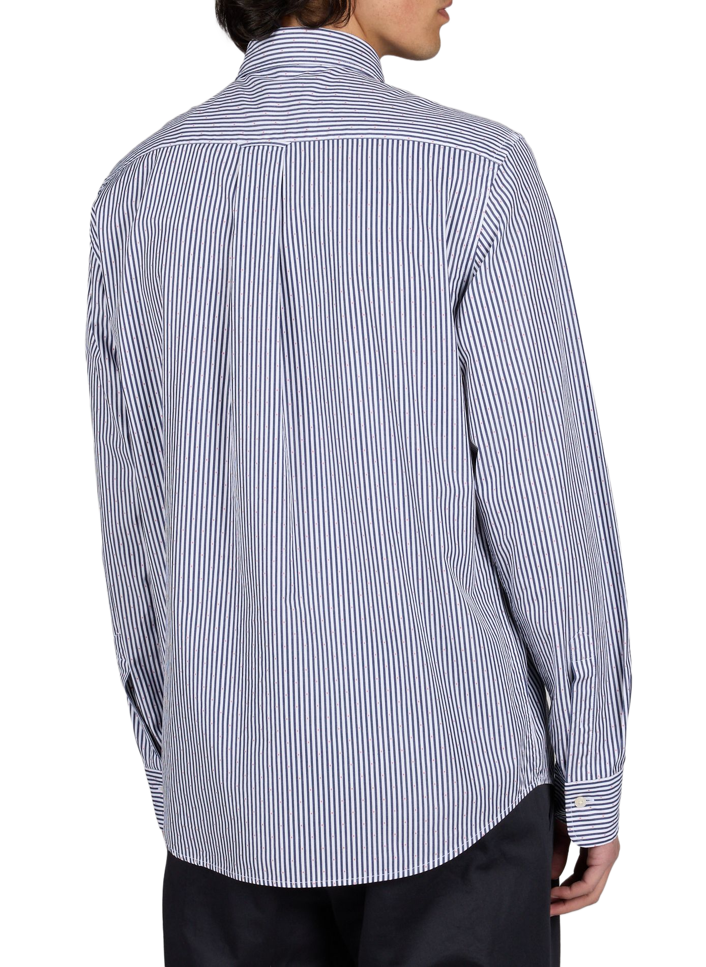 Chemise à rayures en coton GANT Bleu