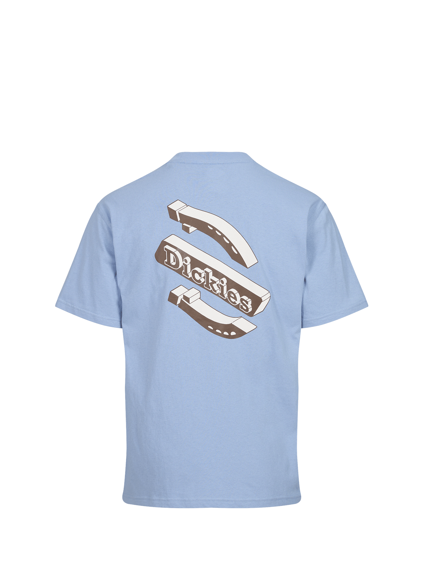 Cotton round-neck T-shirt DICKIES Blue