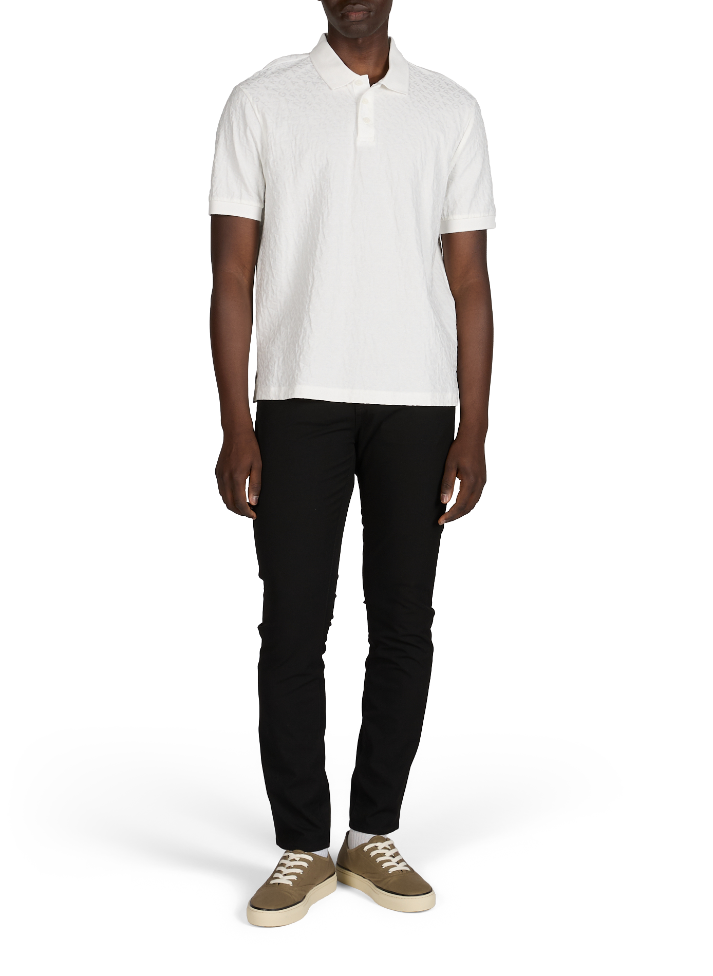 Plain slim-fit trousers ARMANI EXCHANGE Black