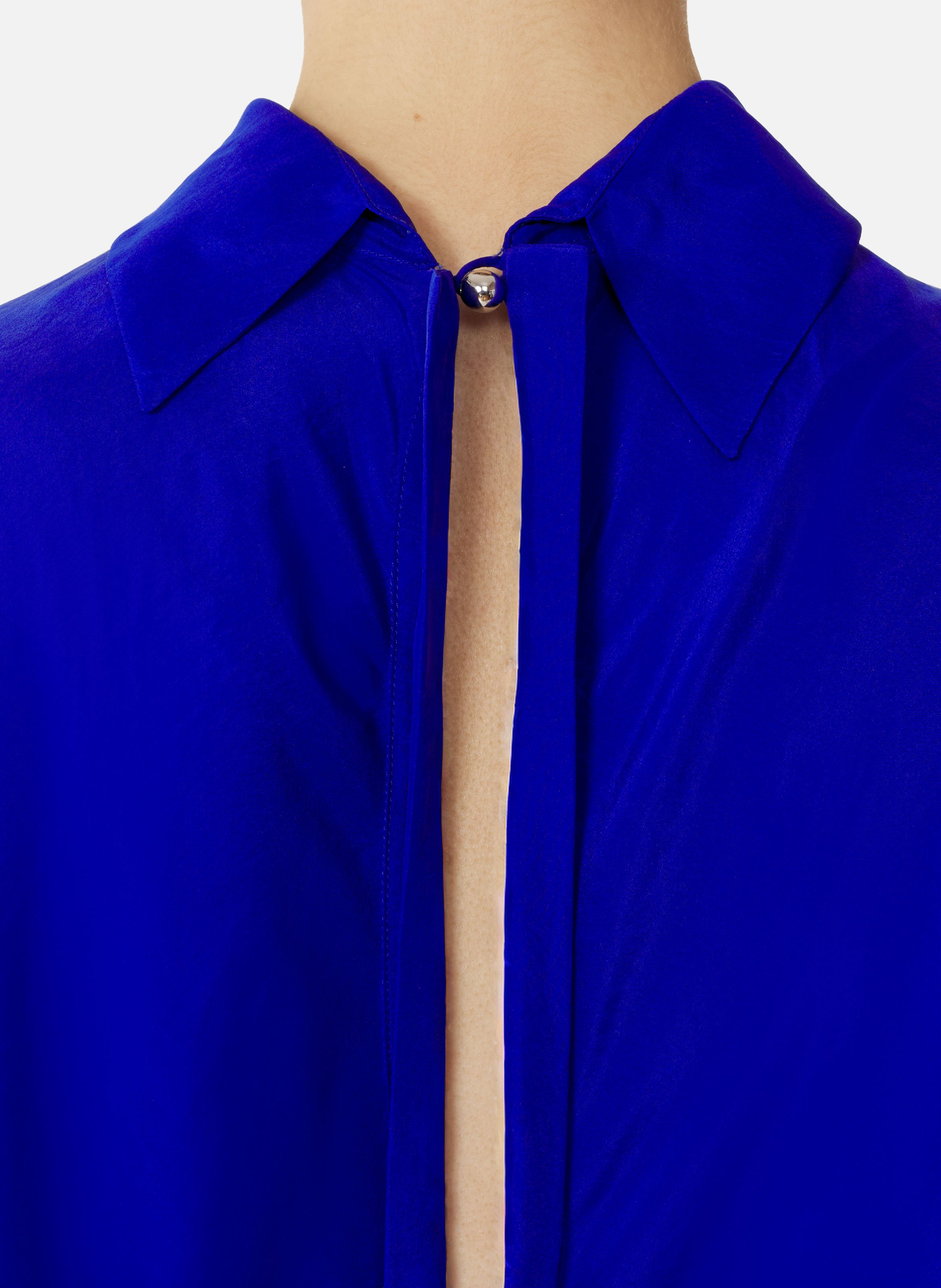 Haut ample en soie LANVIN Bleu