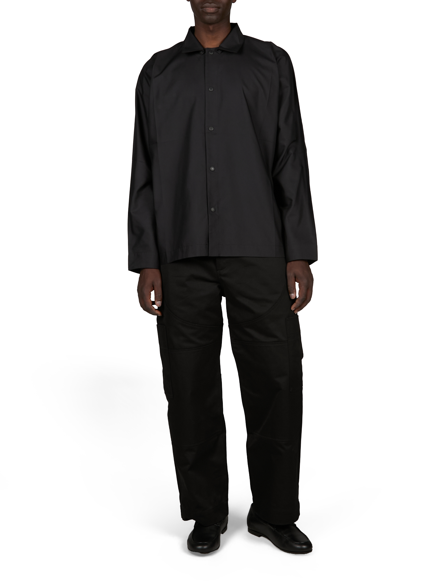 Chemise large manches longues  ISSEY MIYAKE Noir