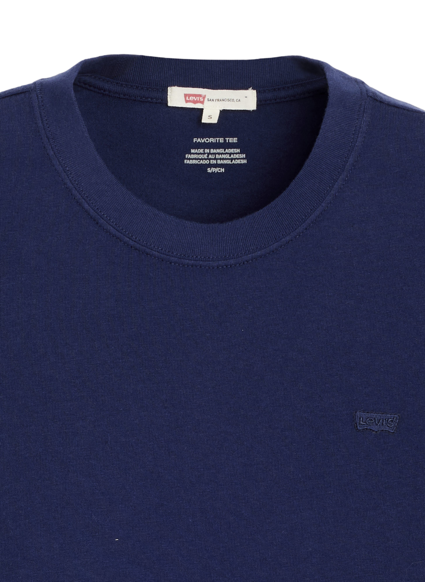 T-shirt met korte mouwen van katoen LEVI'S Blauw