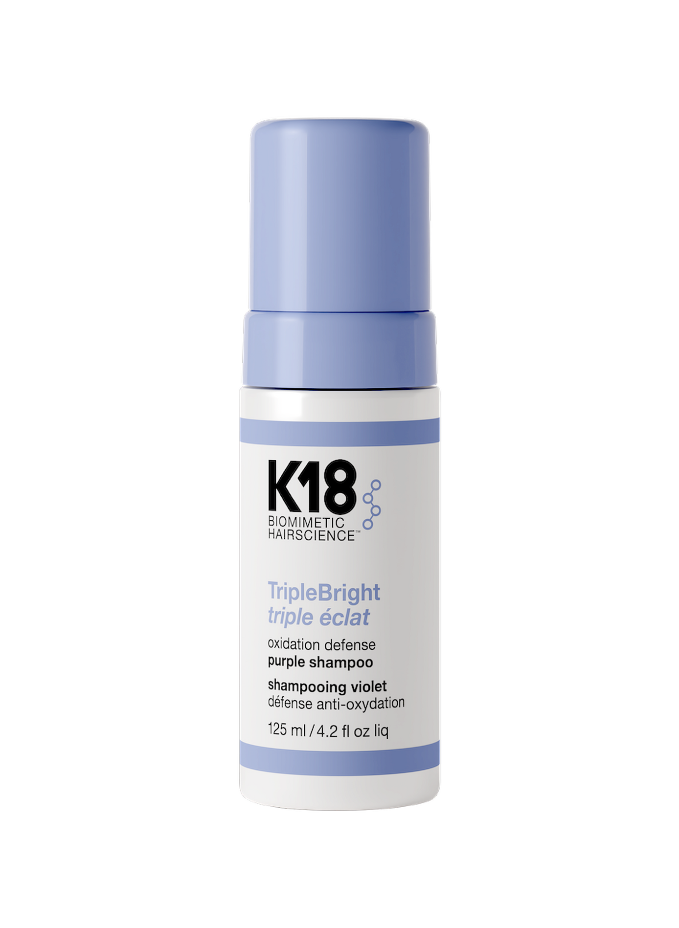 TripleBright oxidation defense purple shampoo K18 No color