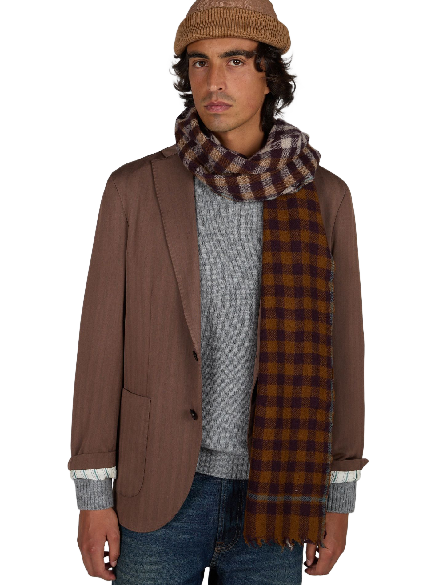 Wool scarf MOISMONT Multicolour
