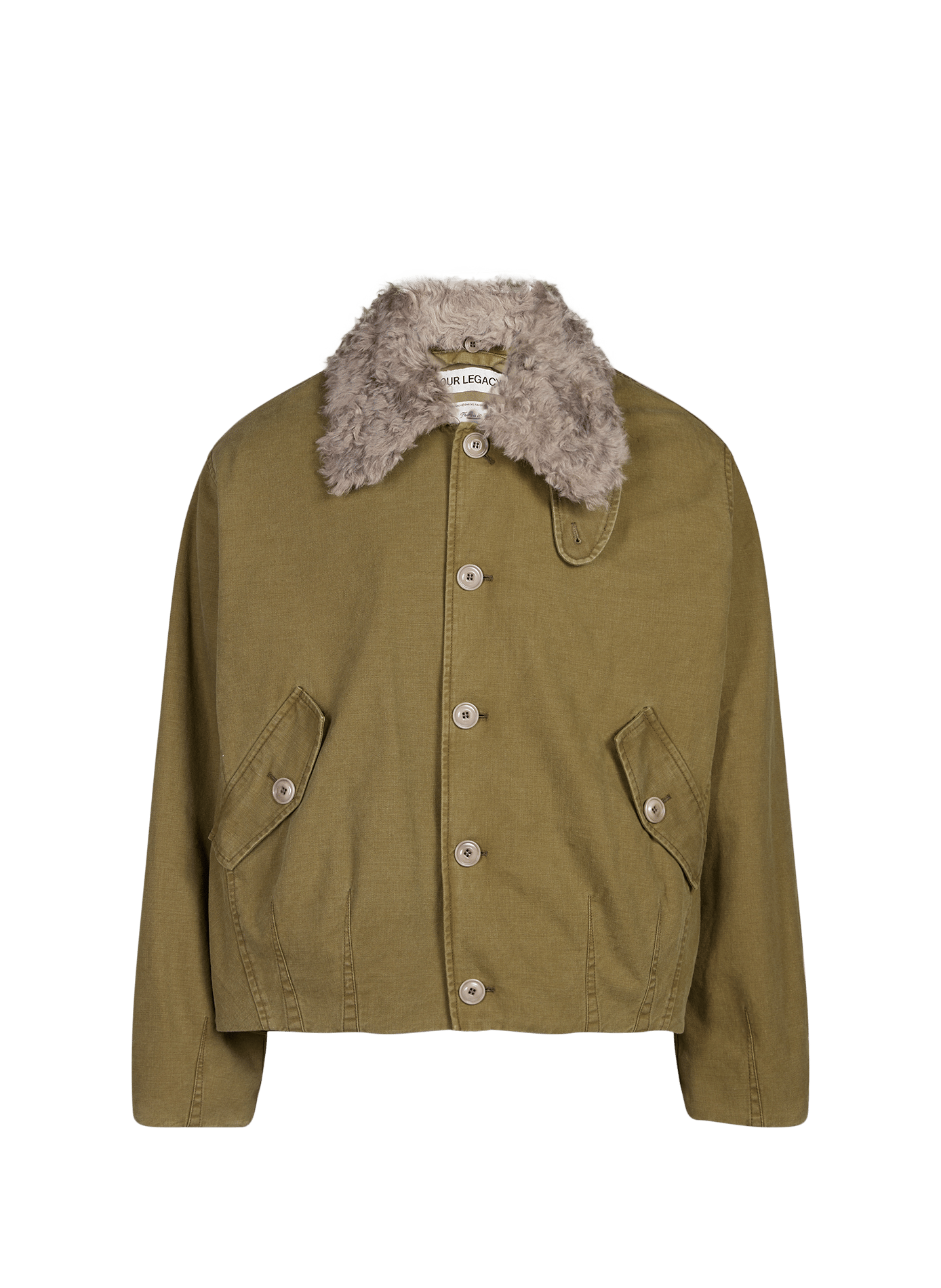 Weite Jeansjacke OUR LEGACY Khaki