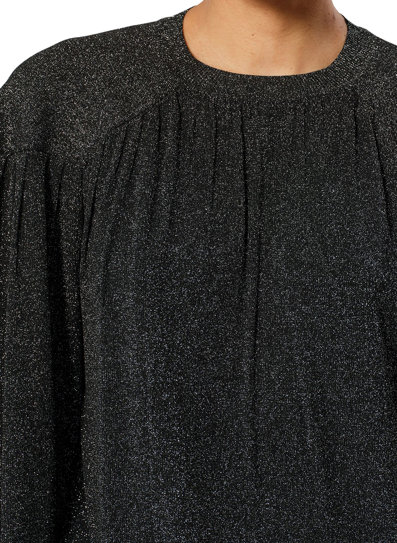 Trui Enza van glanzend breisel ISABEL MARANT Zwart