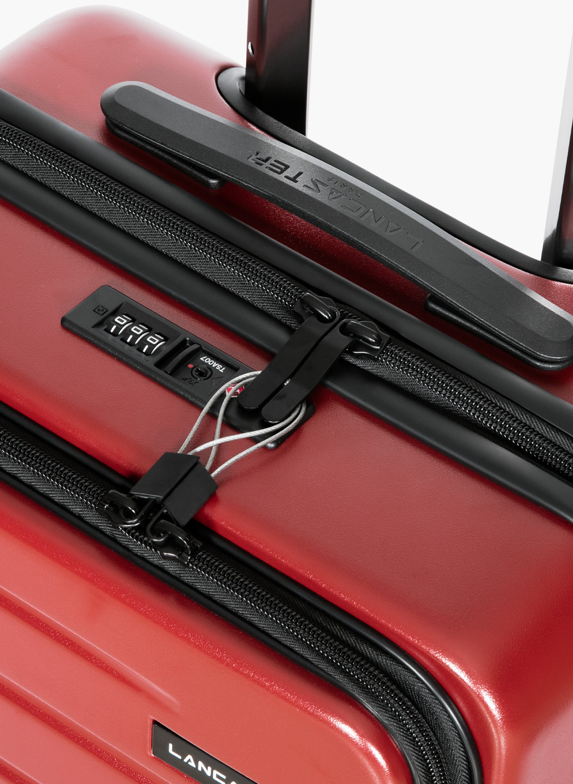 Valise cdg cabine s - bagages LANCASTER Rouge