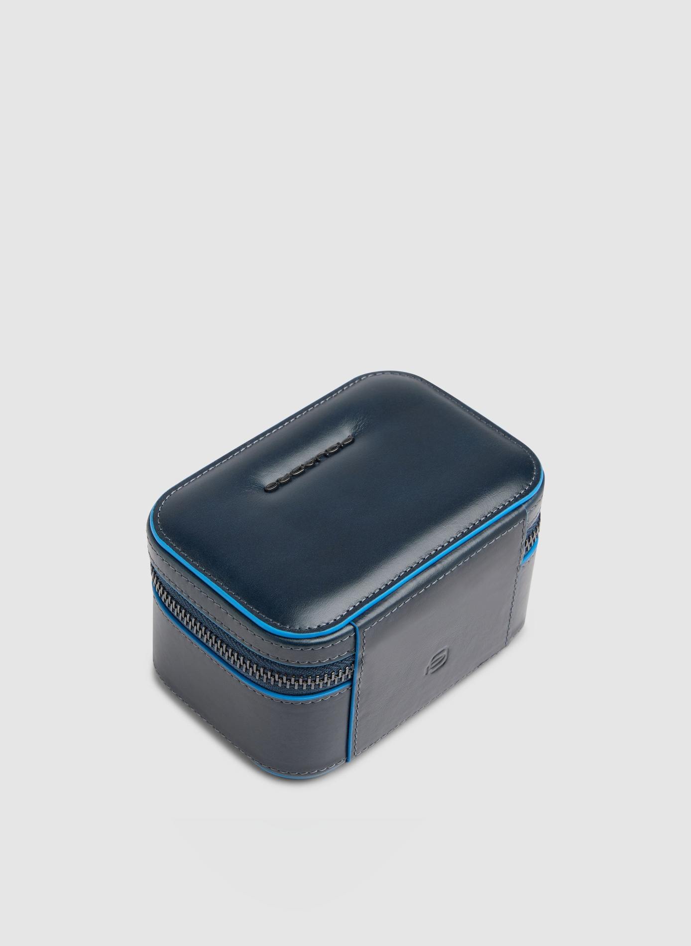 Étui à montres de voyage en cuir | Bleu PIQUADRO Homme