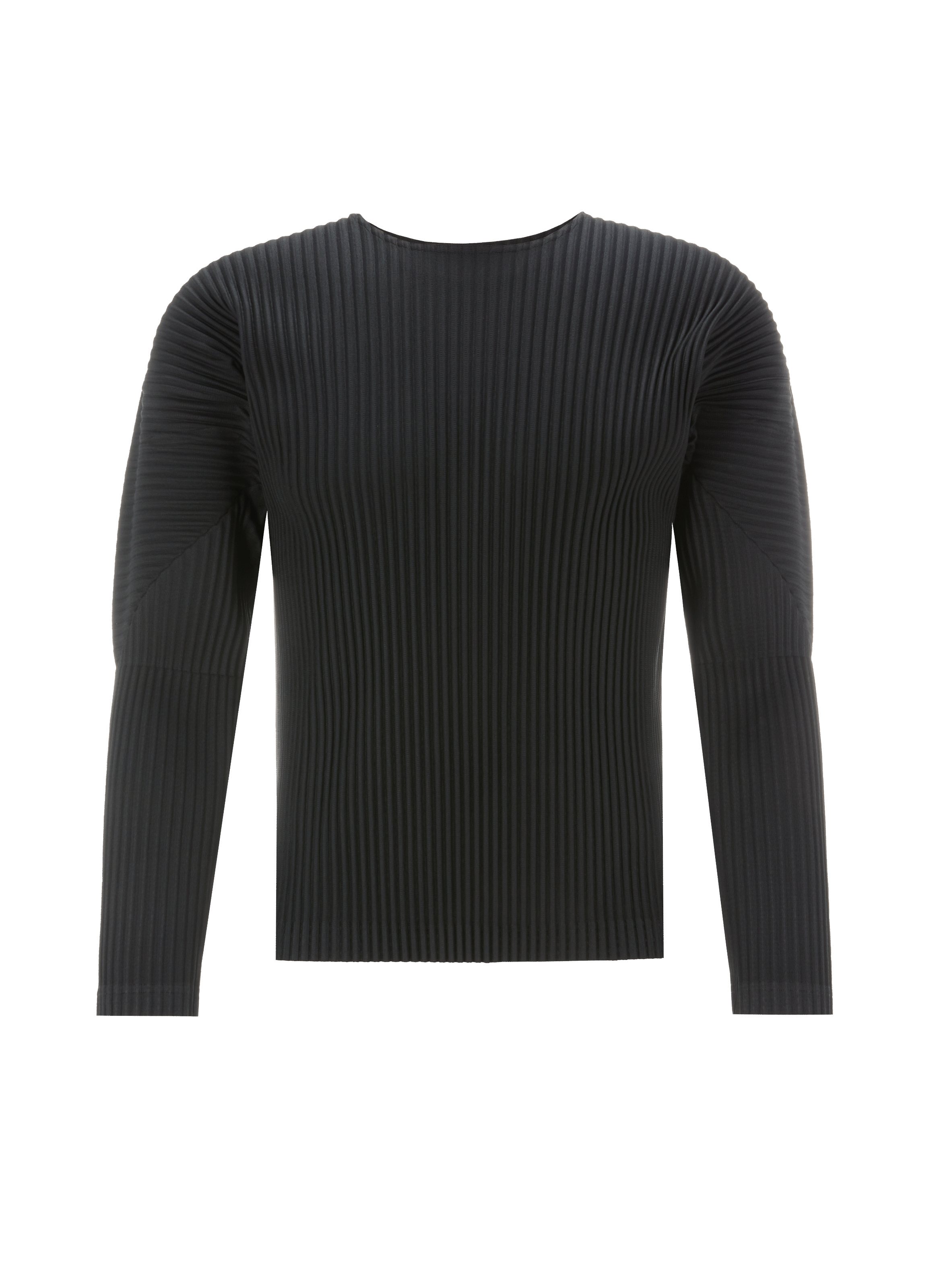 Top plissé manches longues