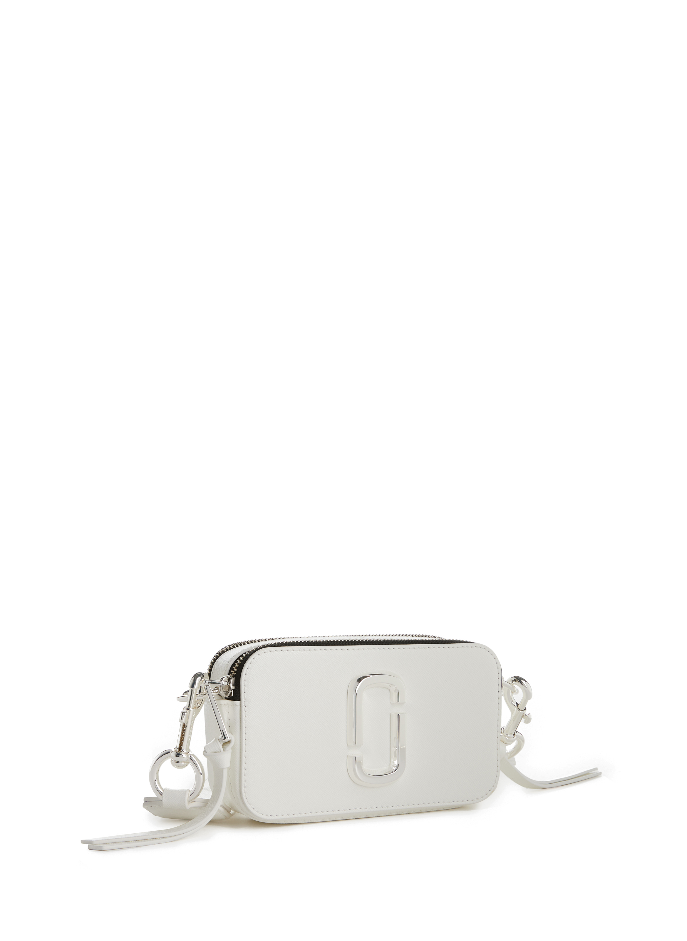 Sac The Snapshot en cuir MARC JACOBS Blanc