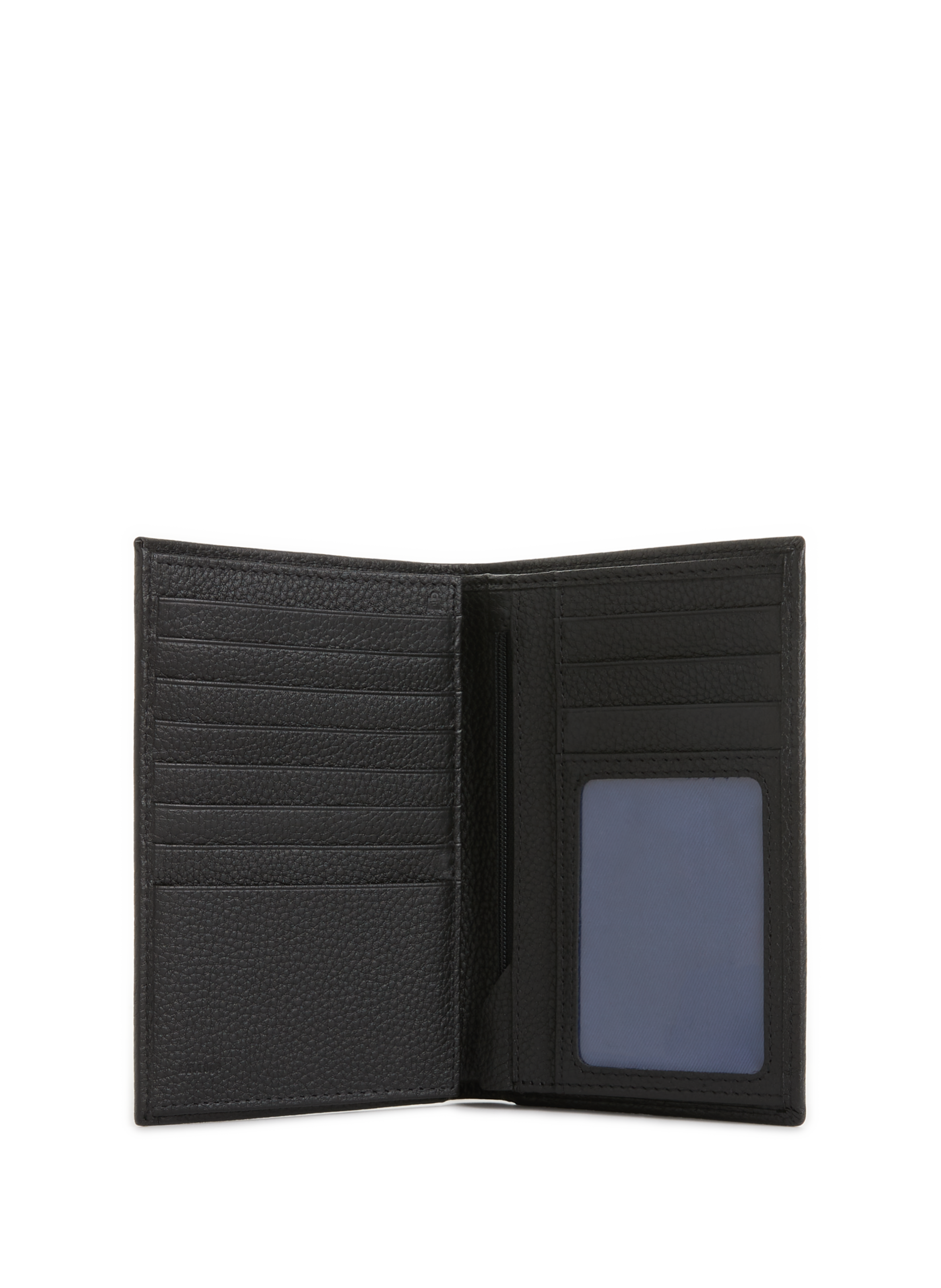 Grand portefeuille vertical Charles en cuir