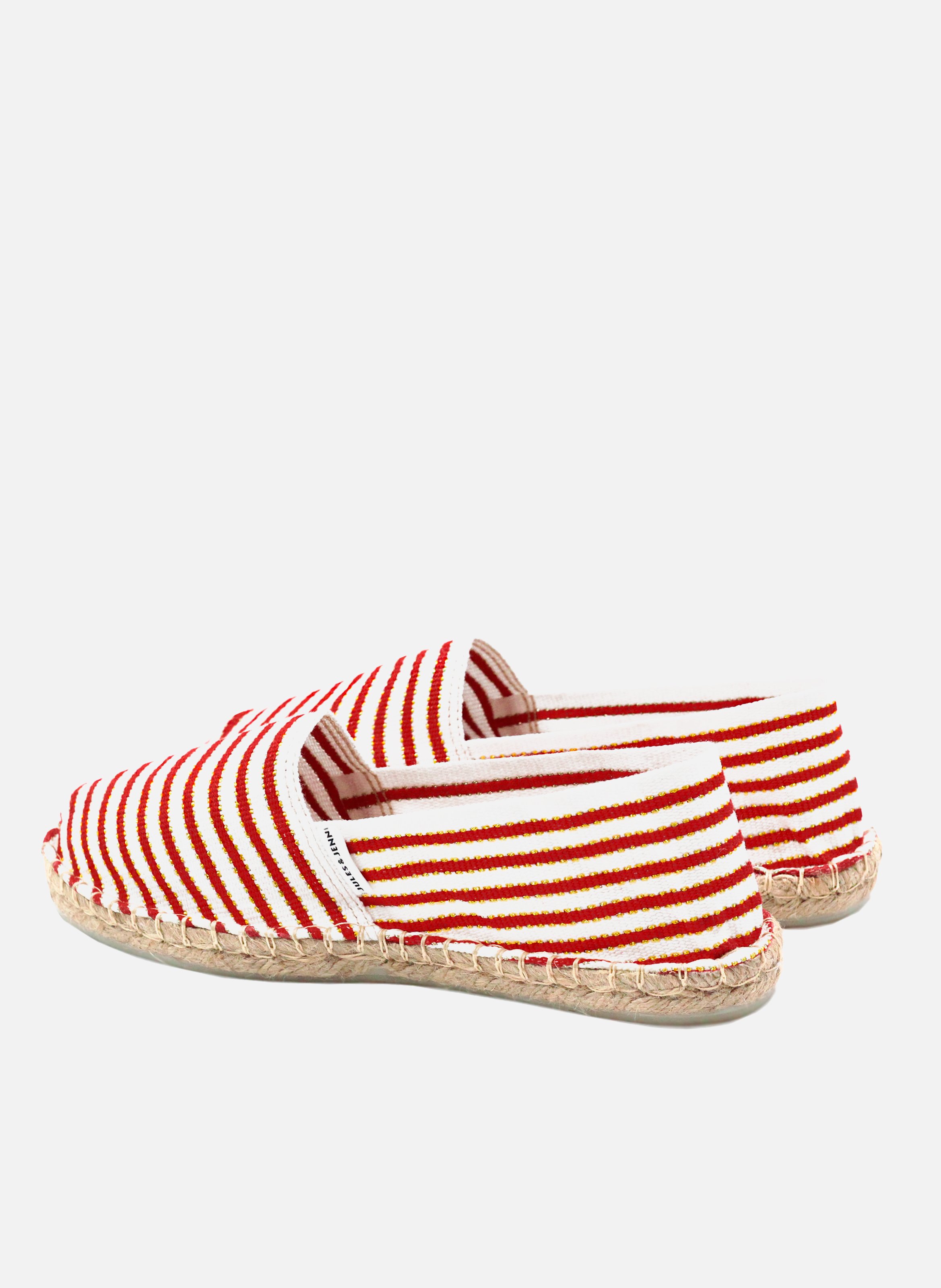 Espadrilles toile JULES & JENN Rouge