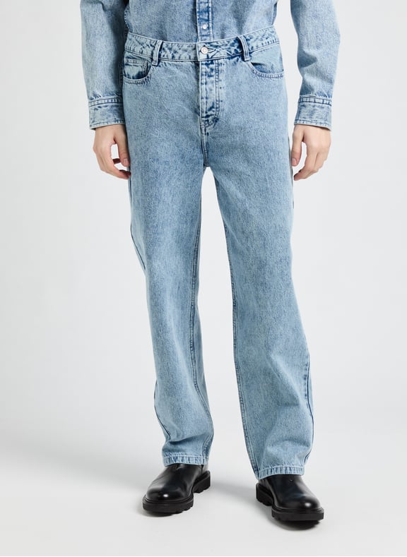 Straight cotton jeans Blue by SAISON 1865 SAISON 1865 Straight cotton jeans Blue