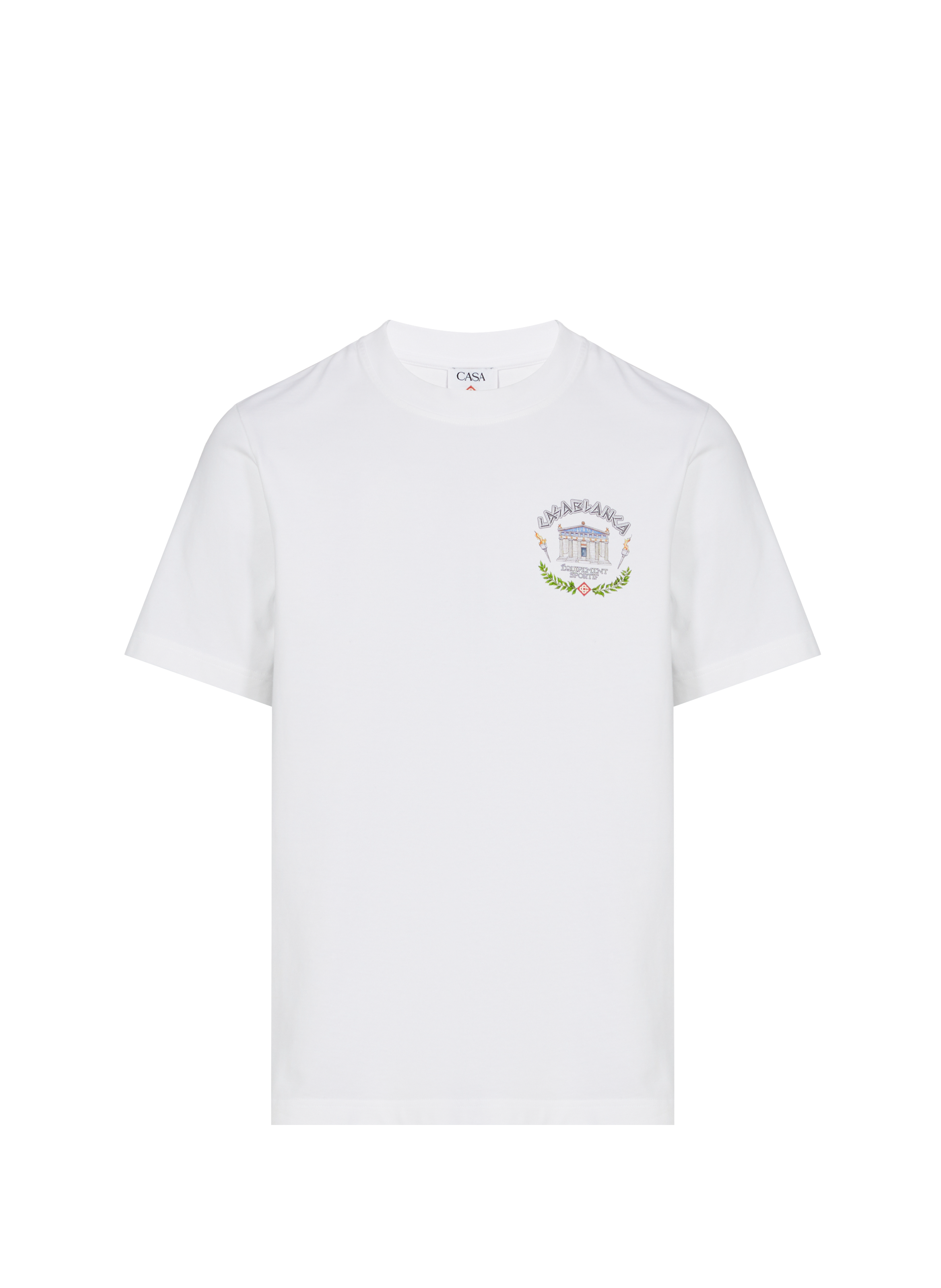 Printed T-shirt CASABLANCA PARIS White