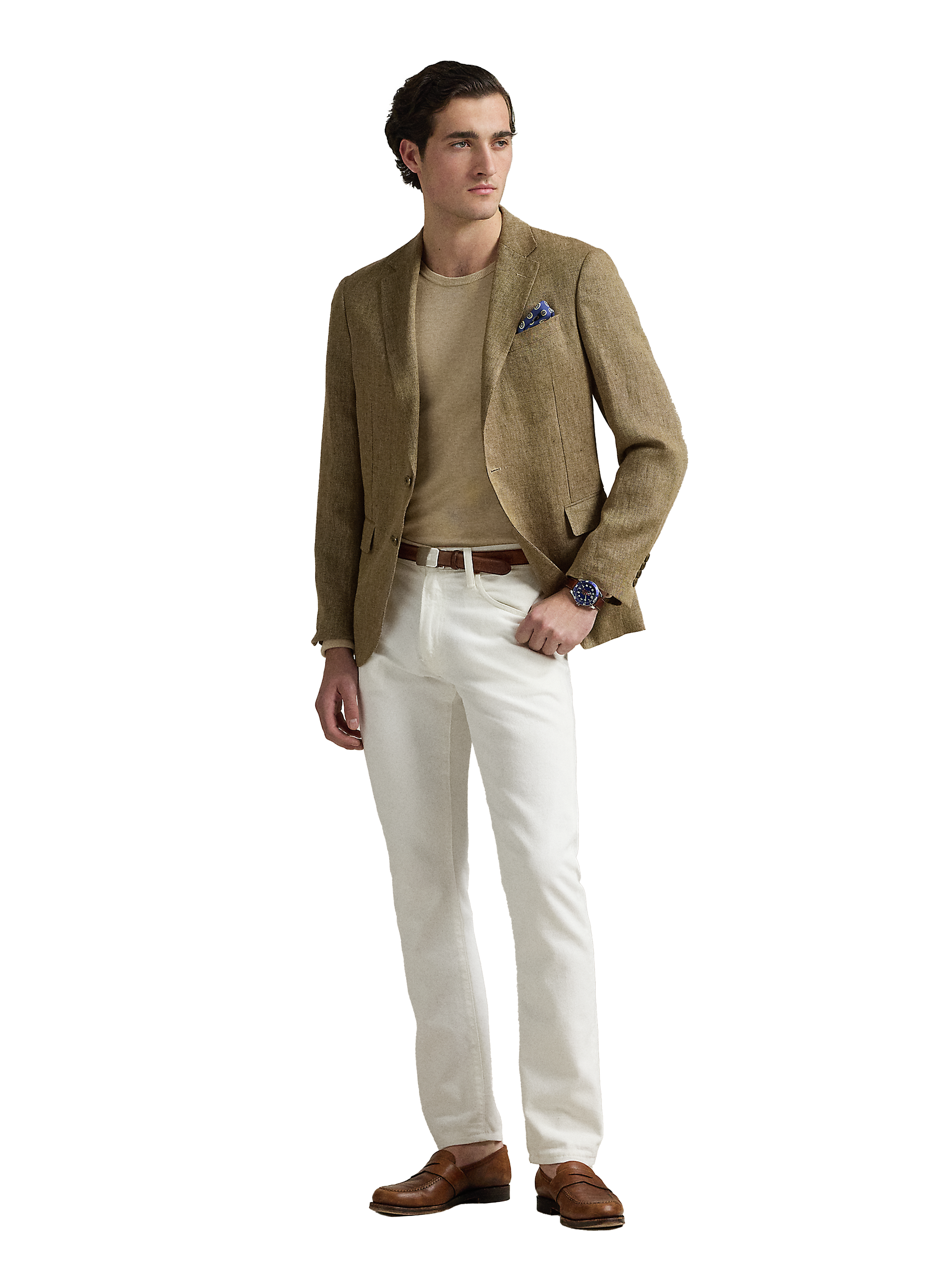 Straight cotton jumper POLO RALPH LAUREN Brown