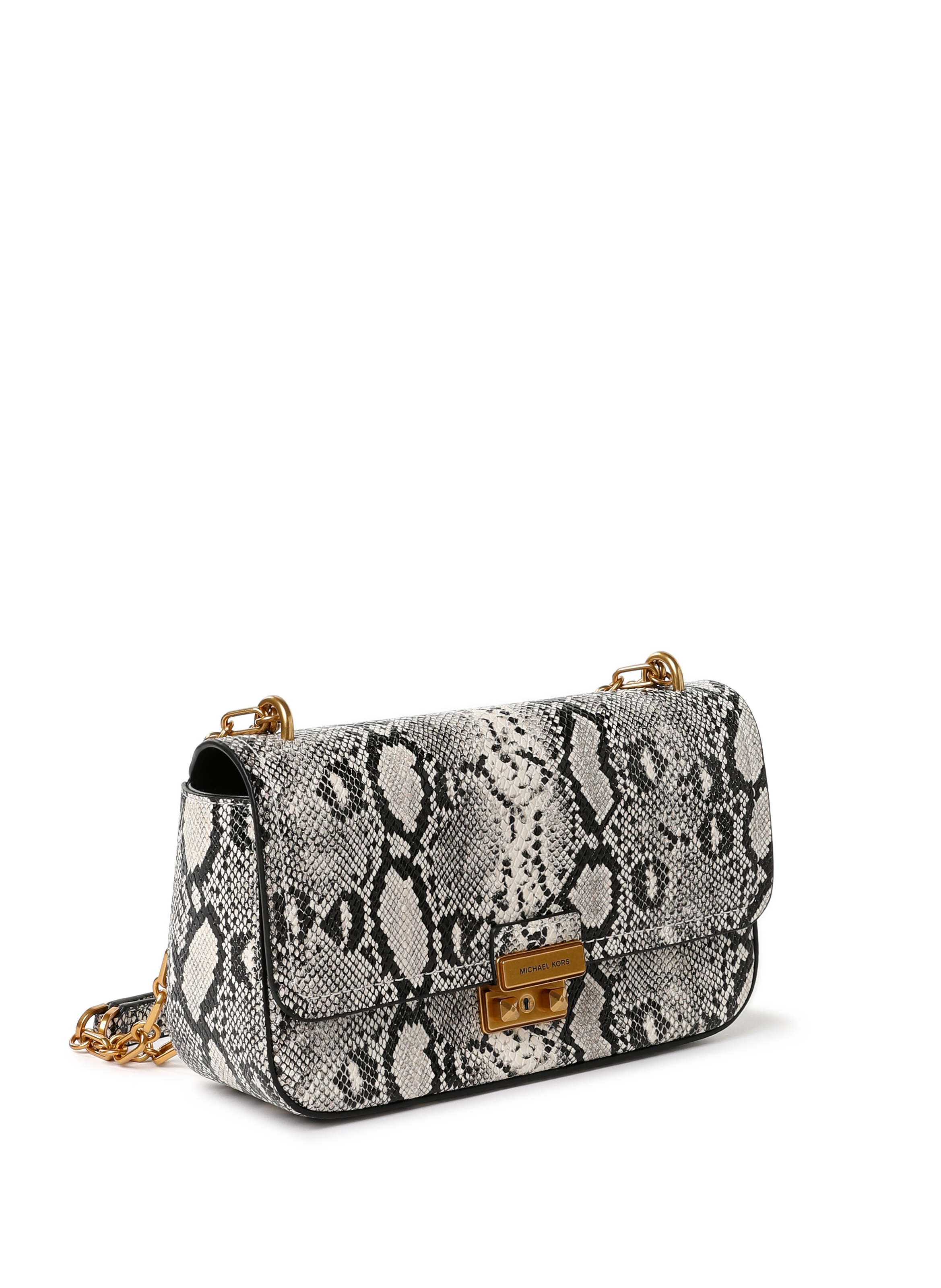 Cleo leather handbag MICHAEL KORS Grey