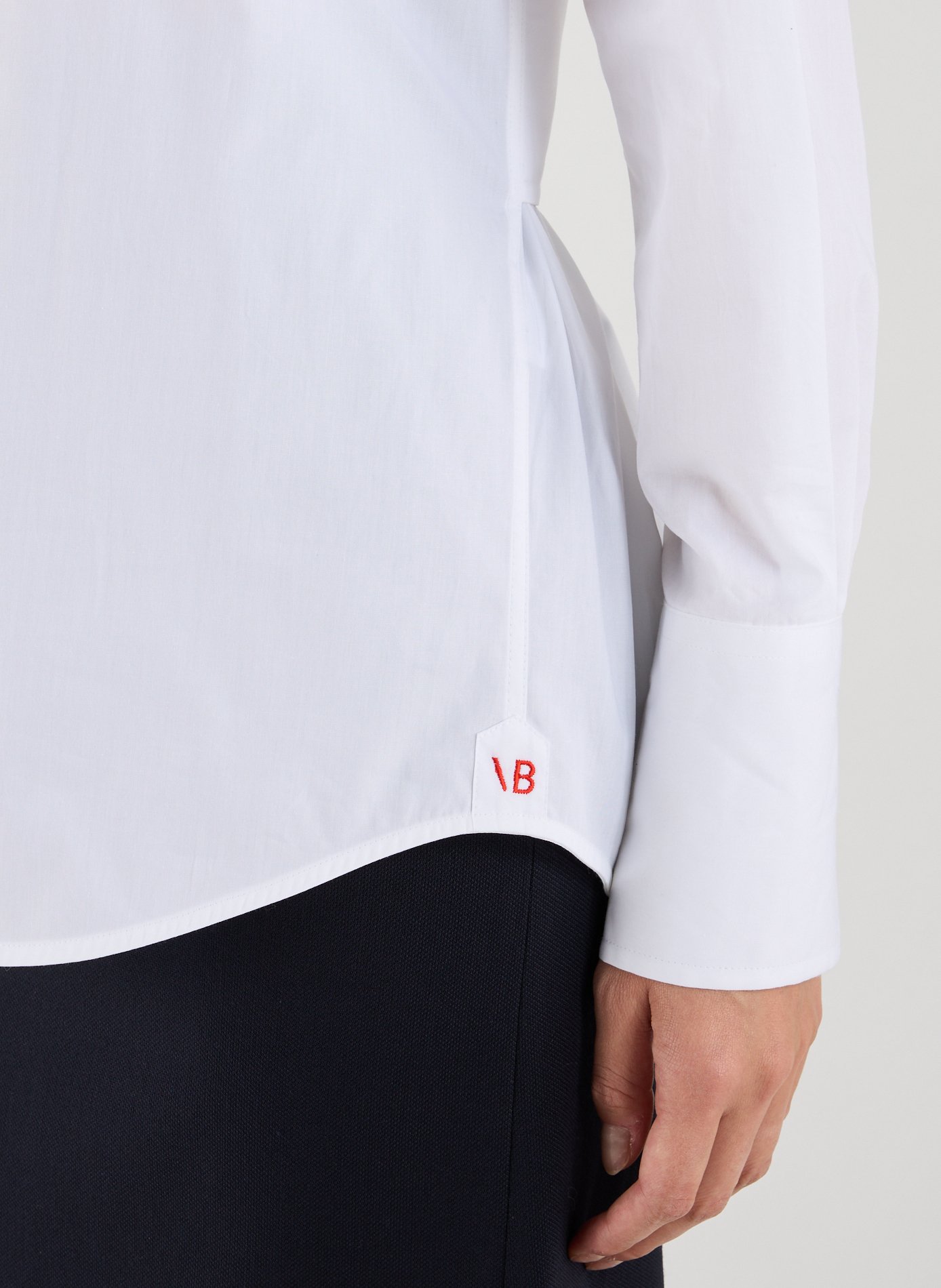Shirt with cotton panel VICTORIA BECKHAM White