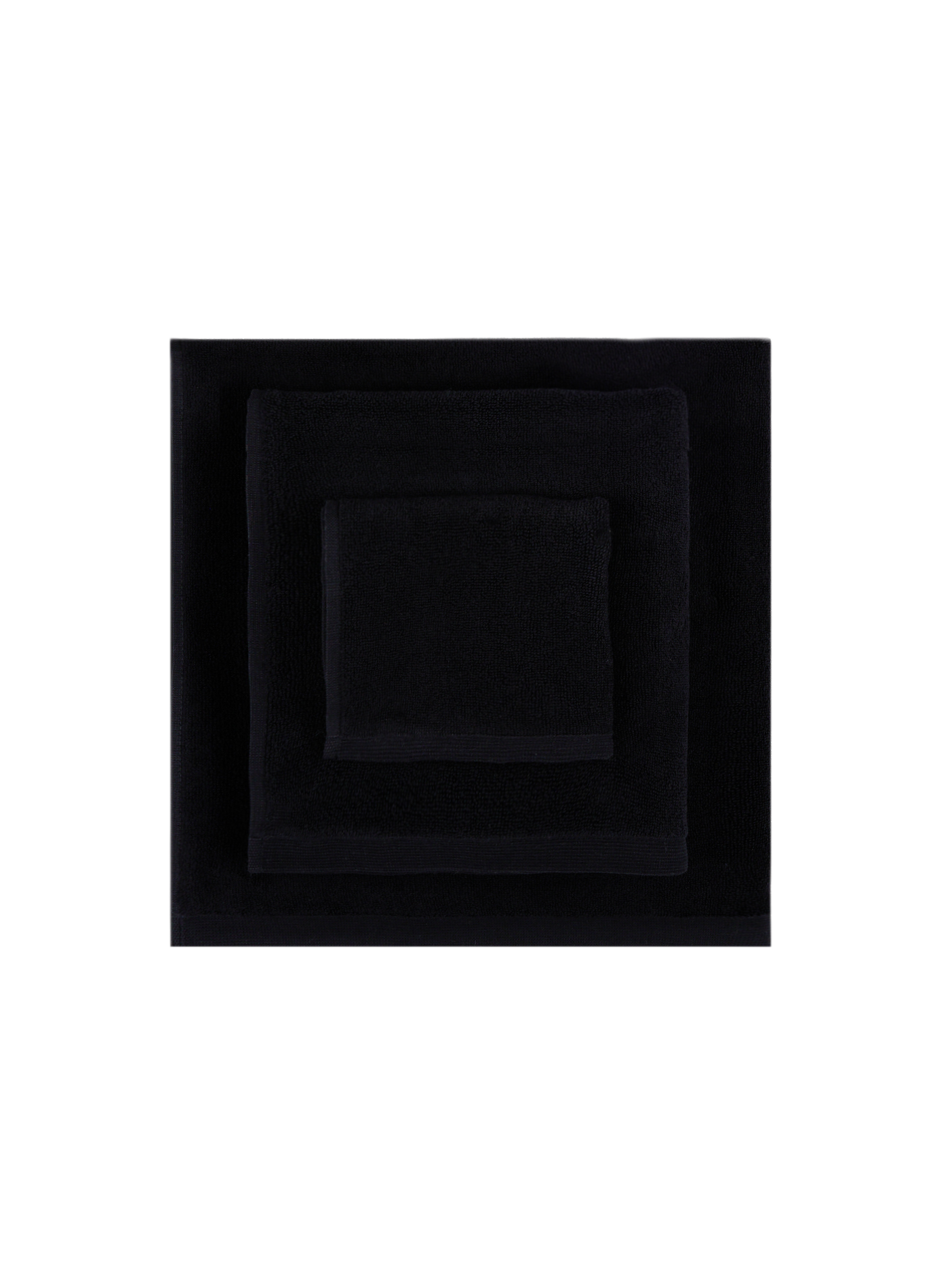 Drap de bain en coton biologique AU PRINTEMPS PARIS Noir