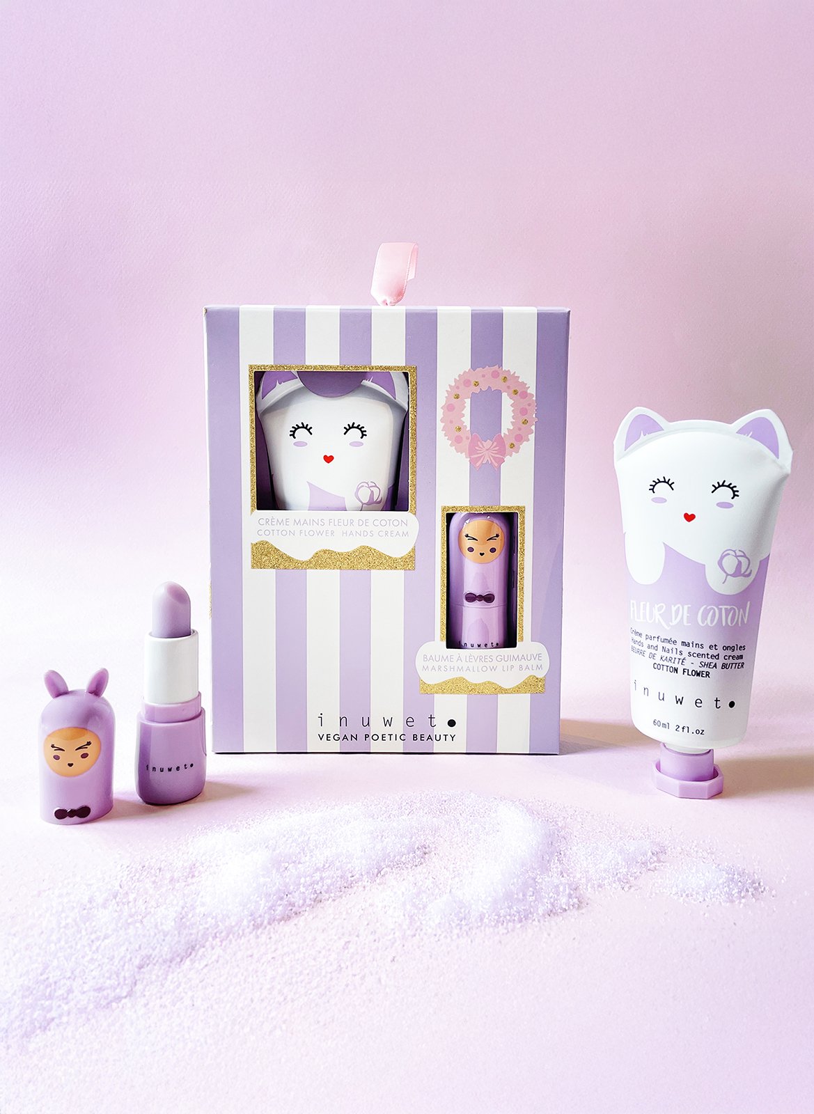 Li Set - Cotton Flower Hand Cream & Marshmallow Balm INUWET No color