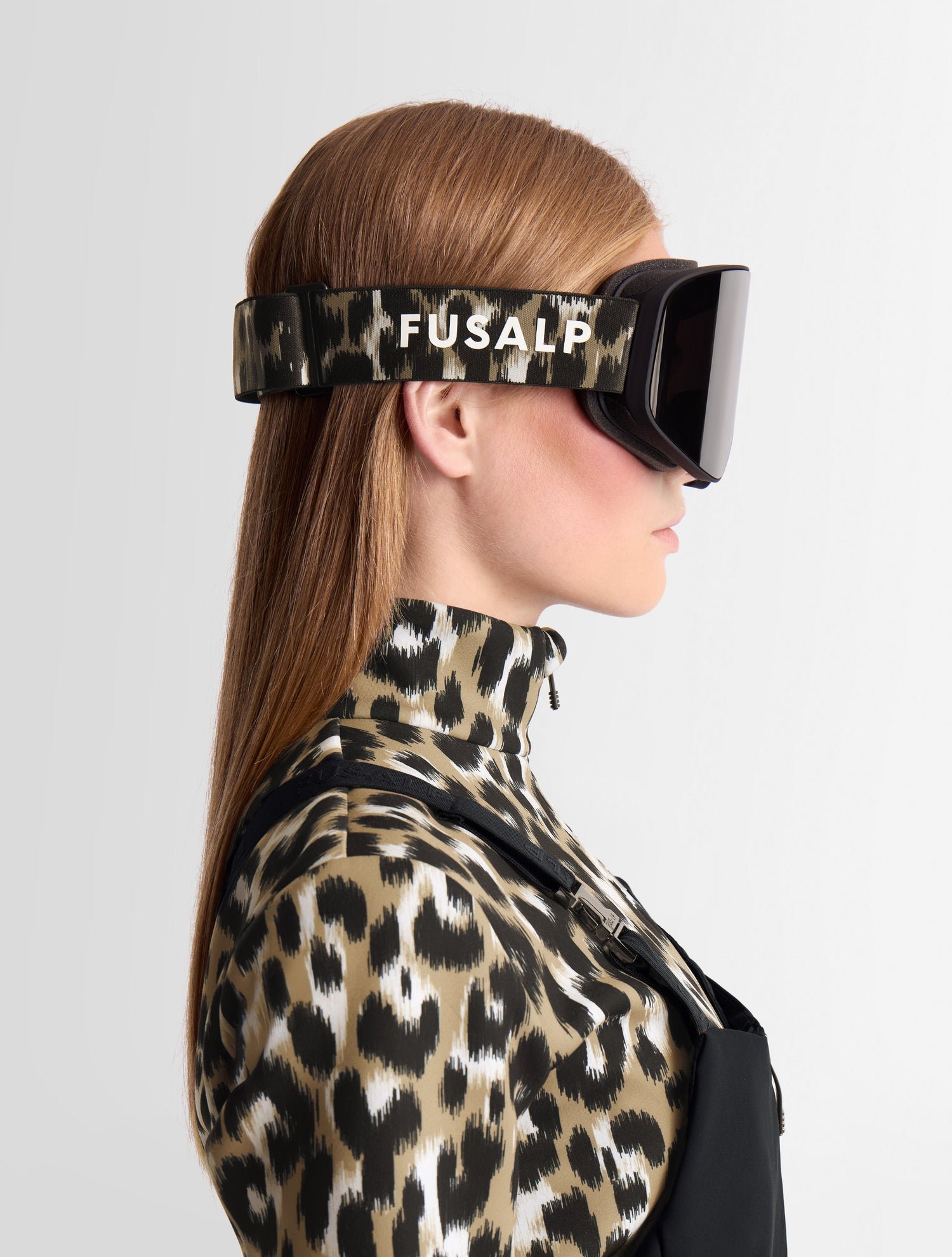 Masque de ski matterhorn coupe regular FUSALP Noir