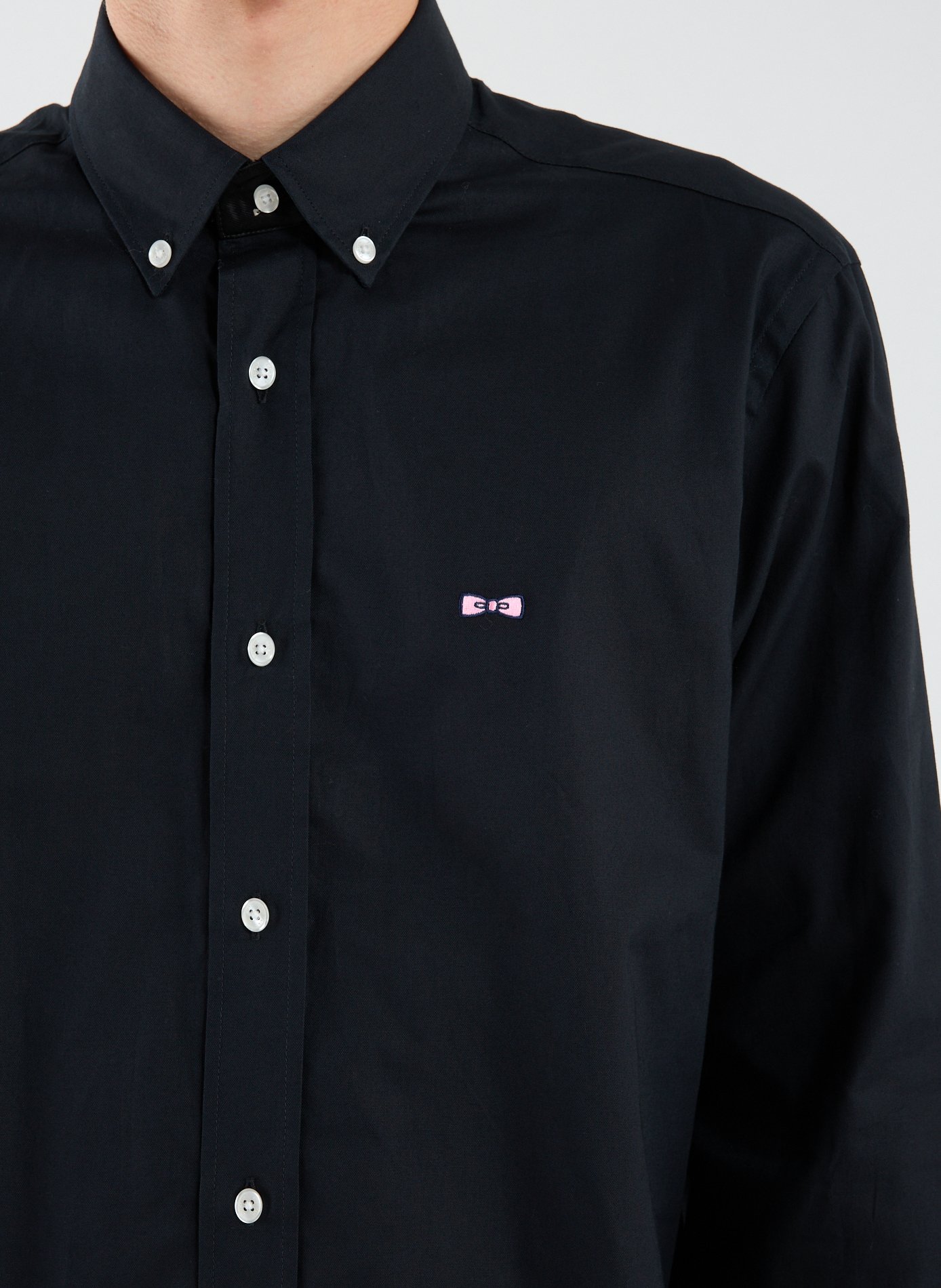 Cotton shirt EDEN PARK Black