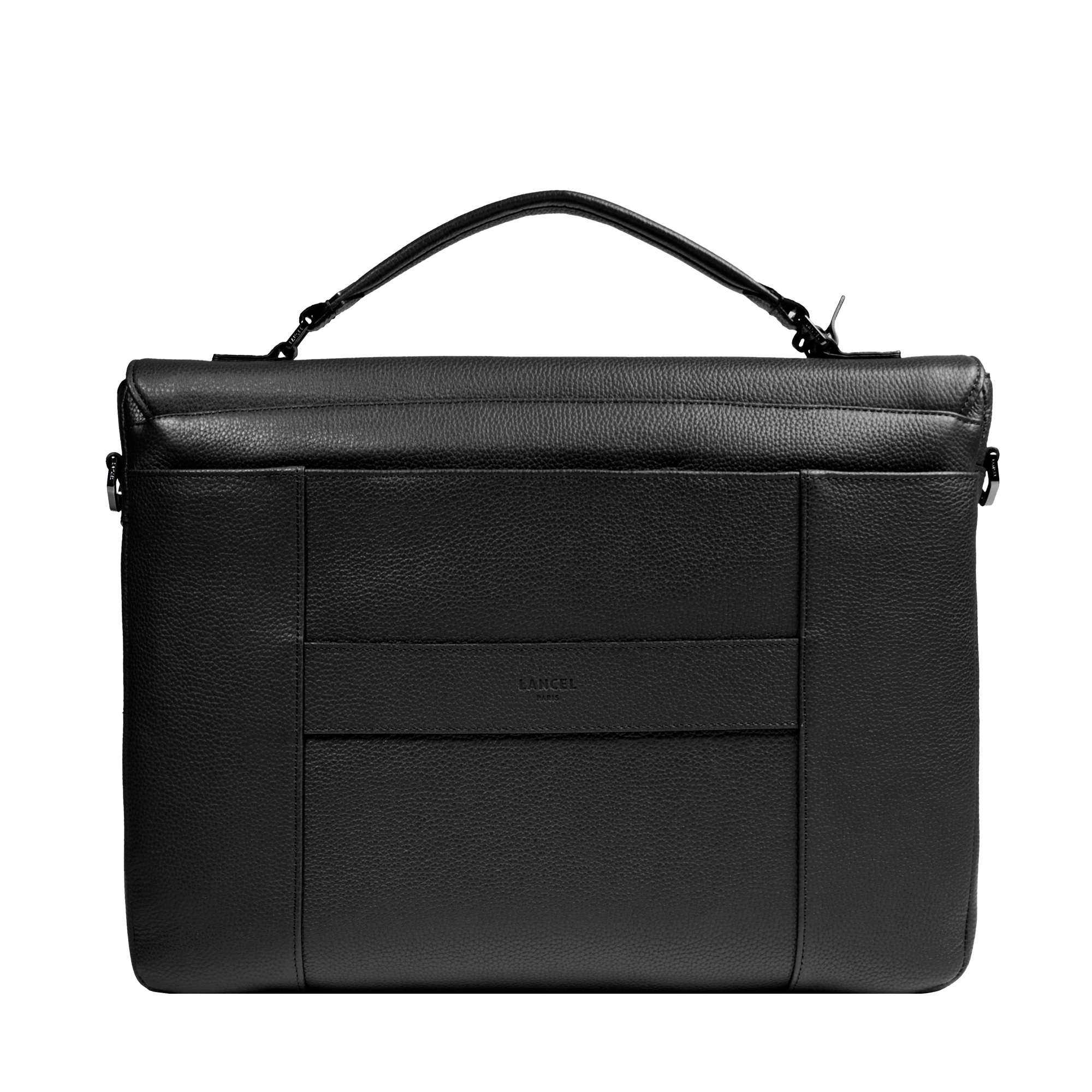 Porte-documents côme de lancel en cuir LANCEL Noir