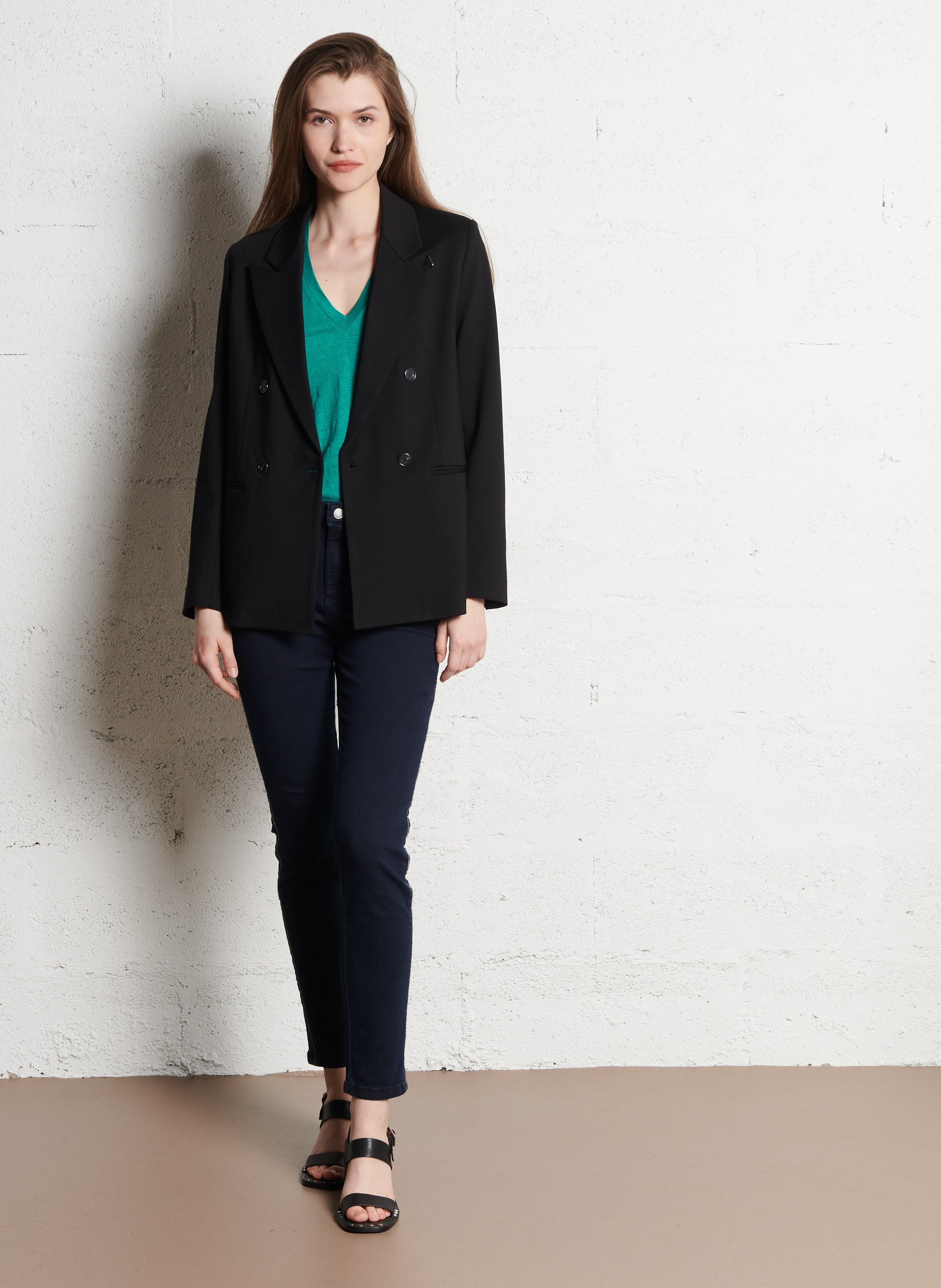 Veste tailleur droite IKKS Noir