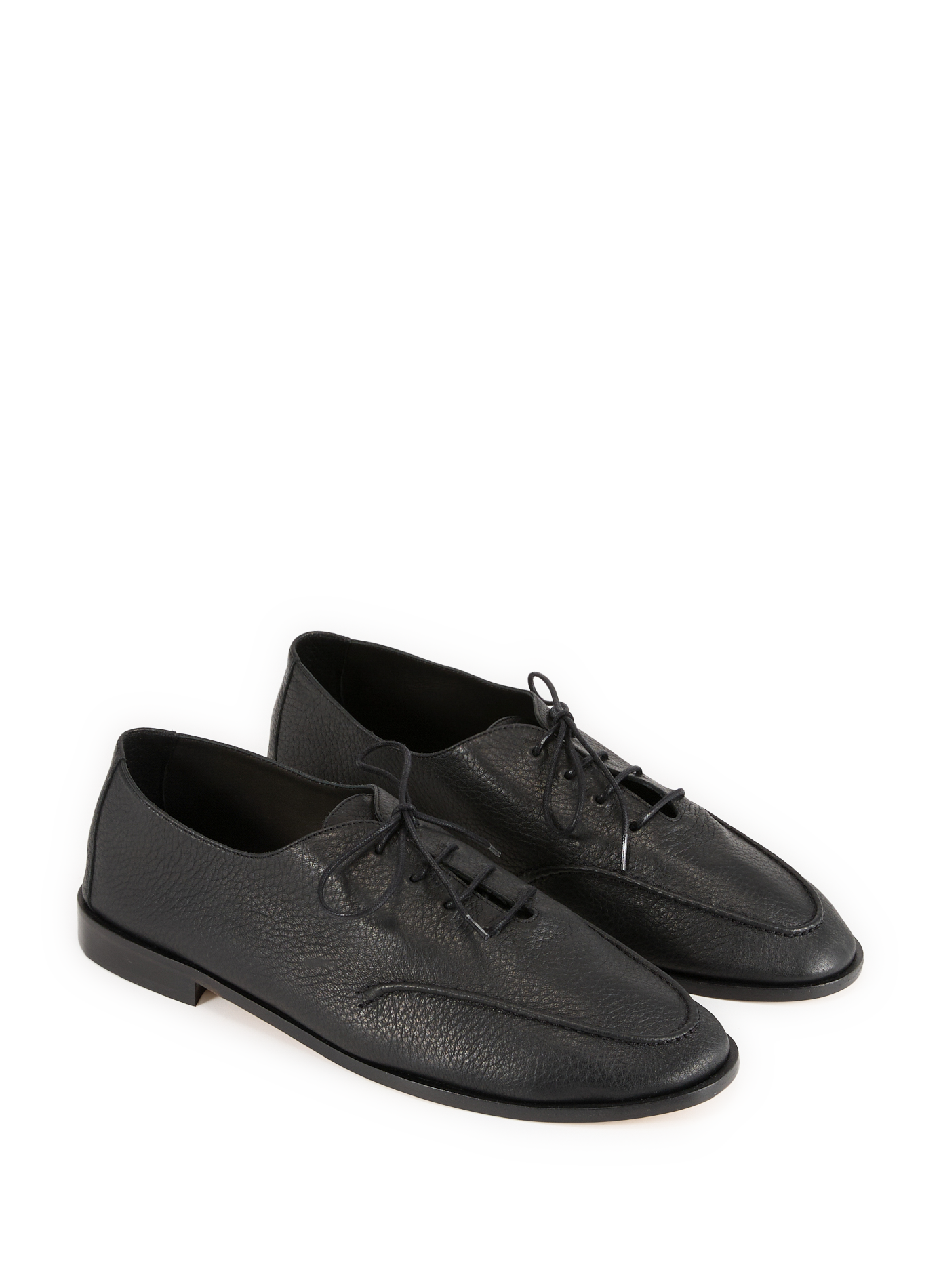 Grained leather Juliol moccasins HEREU Black