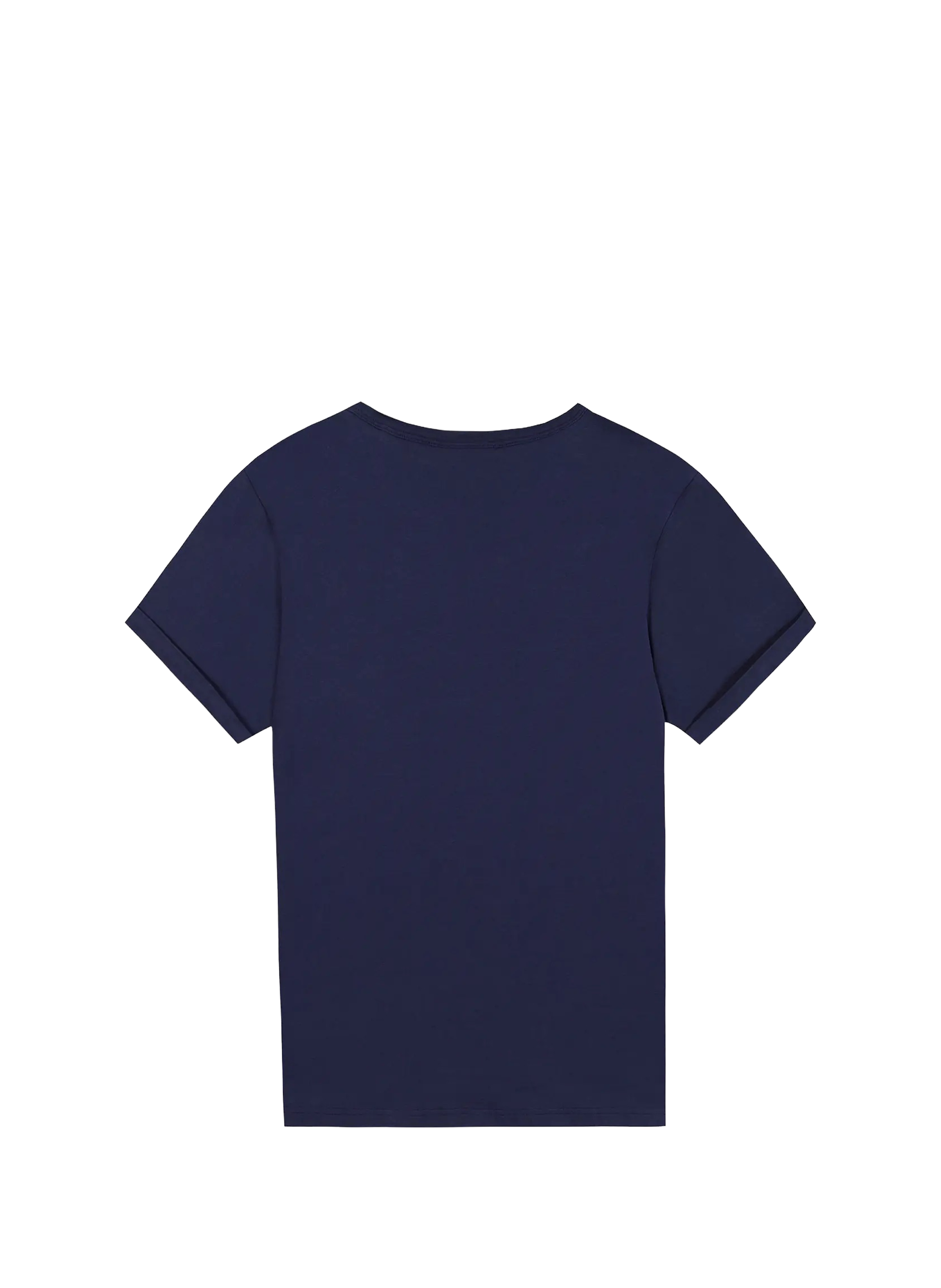 Embroidered Grand Cru Organic Cotton T-Shirt MAISON LABICHE Blue