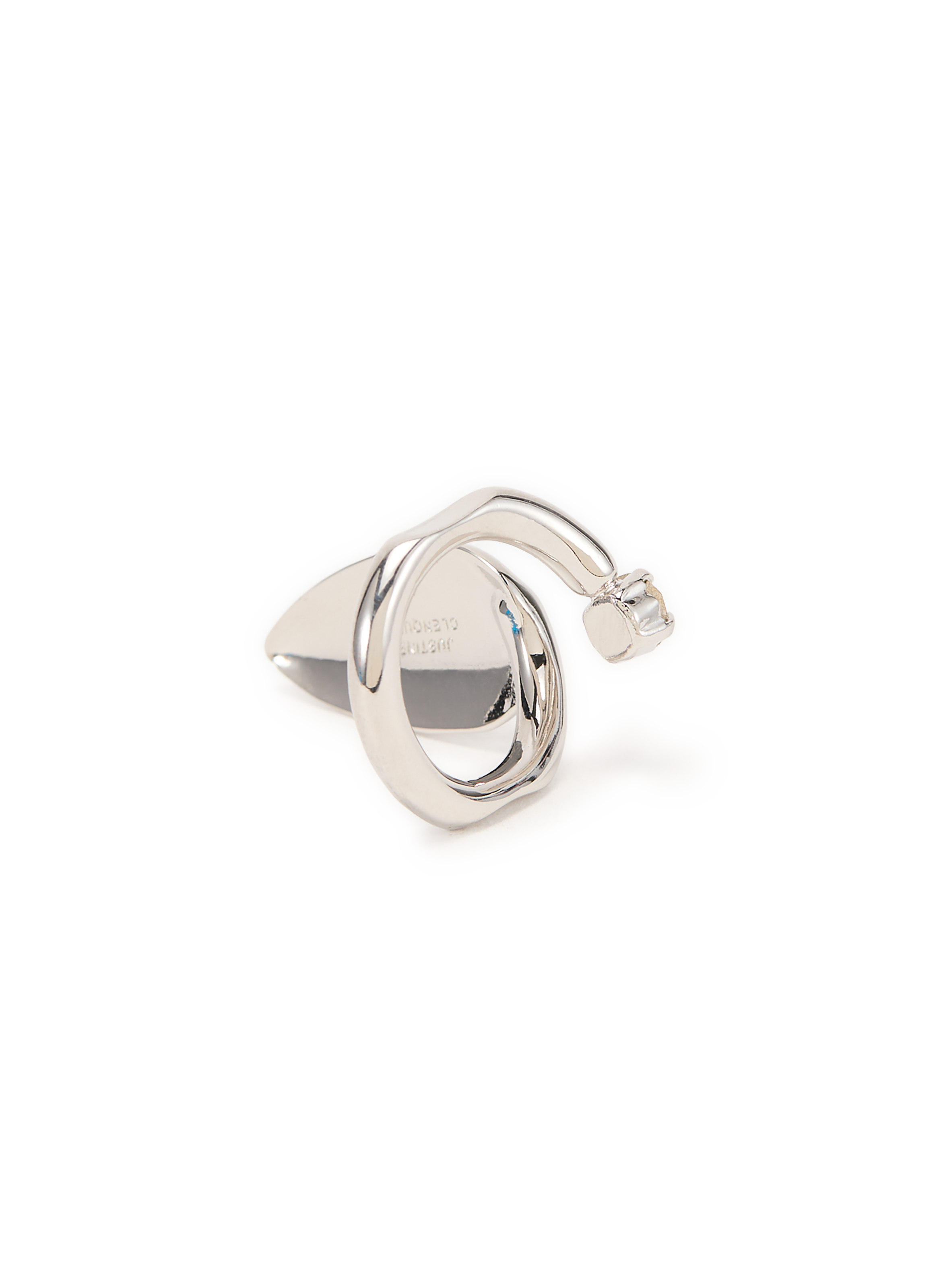 Luce Nail Ring JUSTINE CLENQUET Silver
