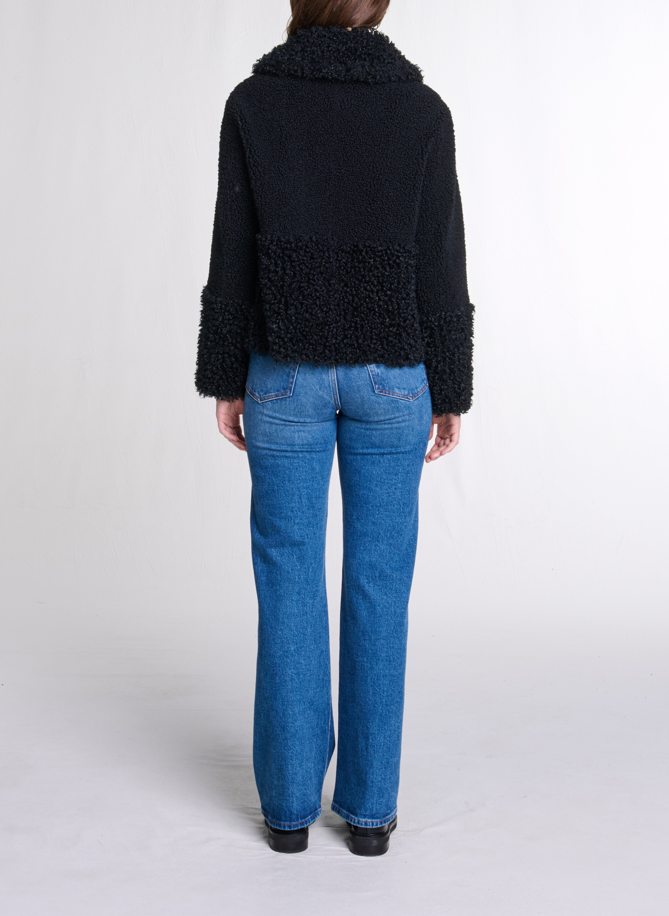 Veste droite MAJE Noir