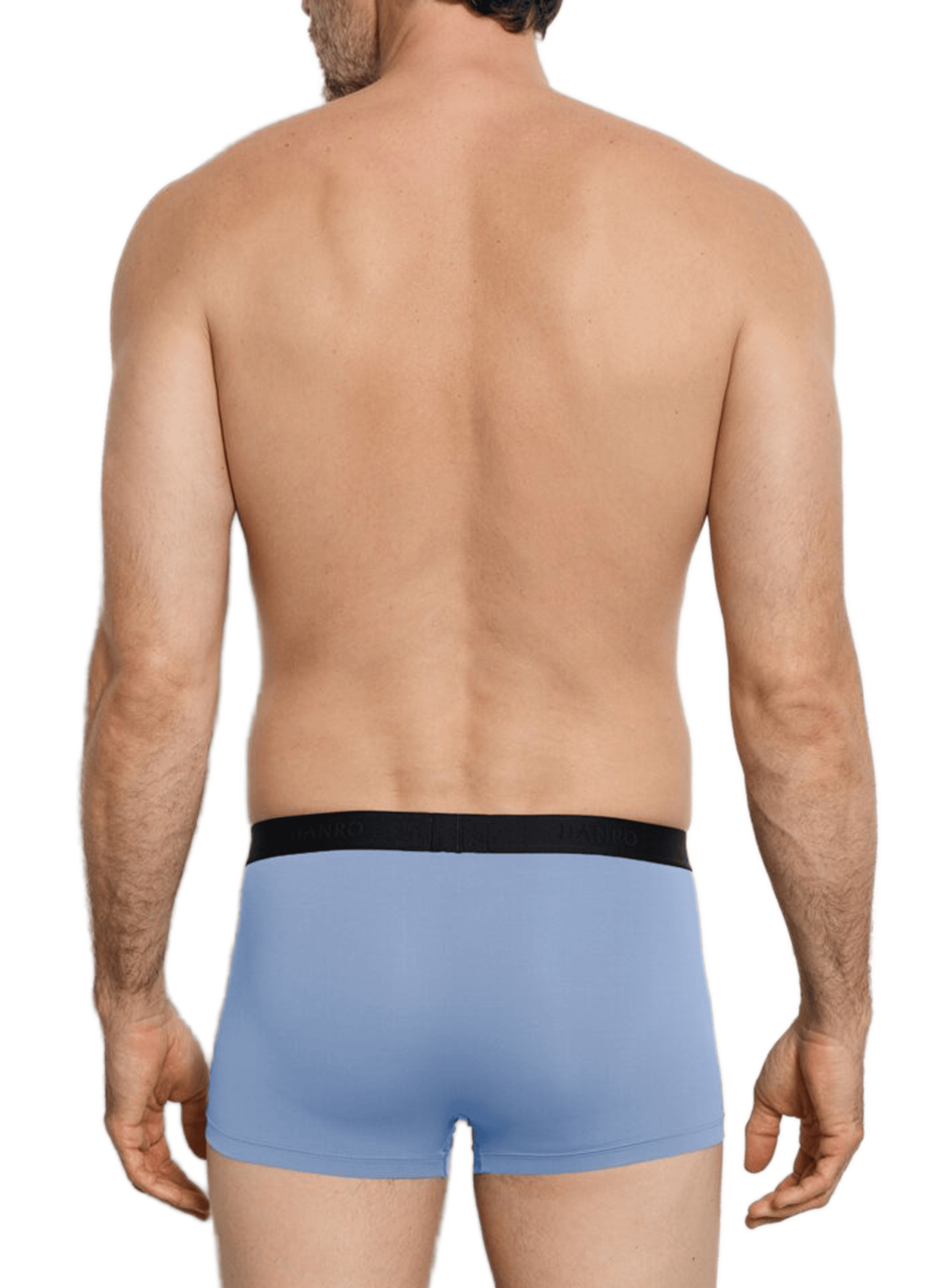 Plain boxer shorts HANRO Blue