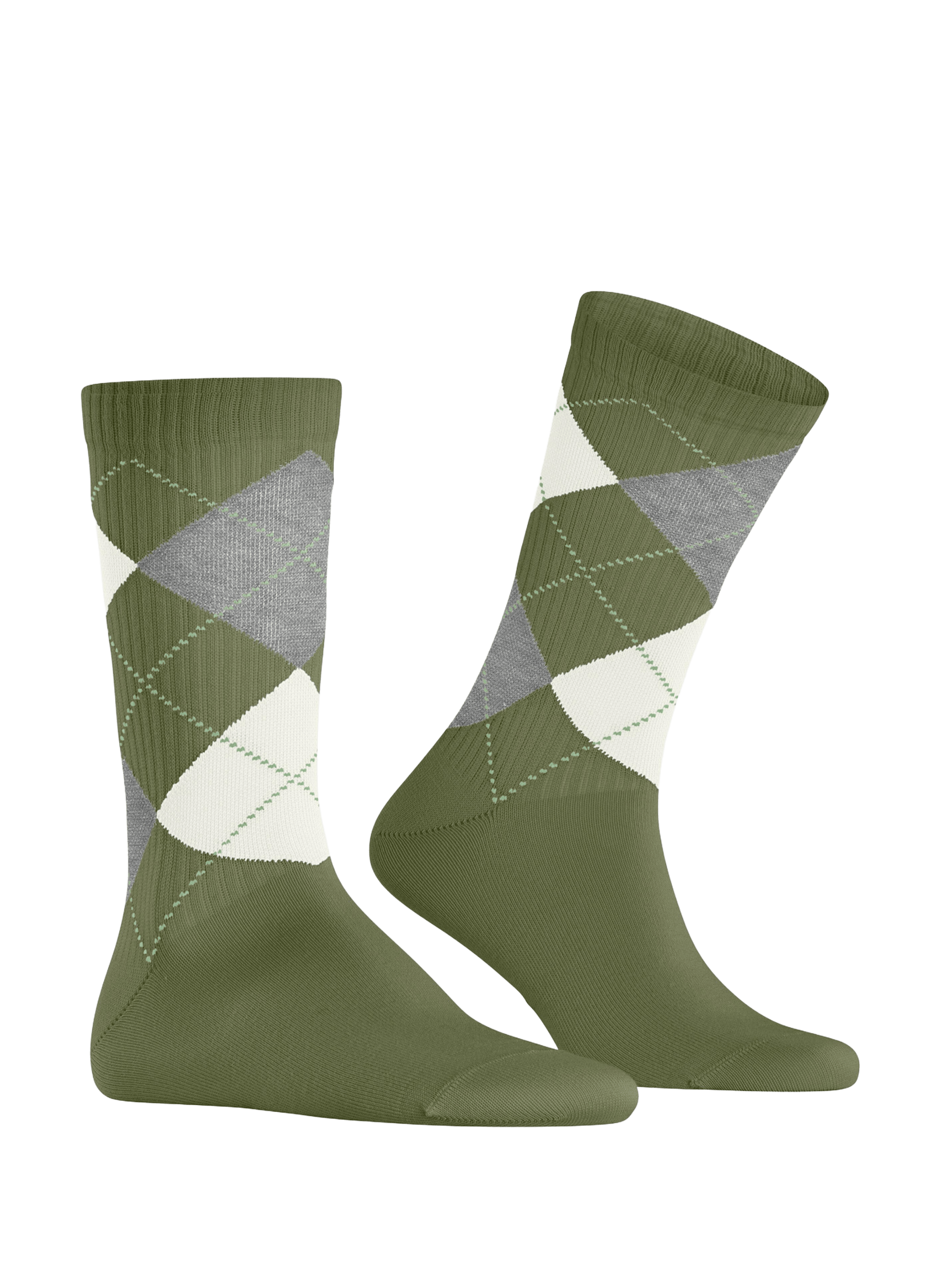 Calcetines de tenis geométricos BURLINGTON Caqui