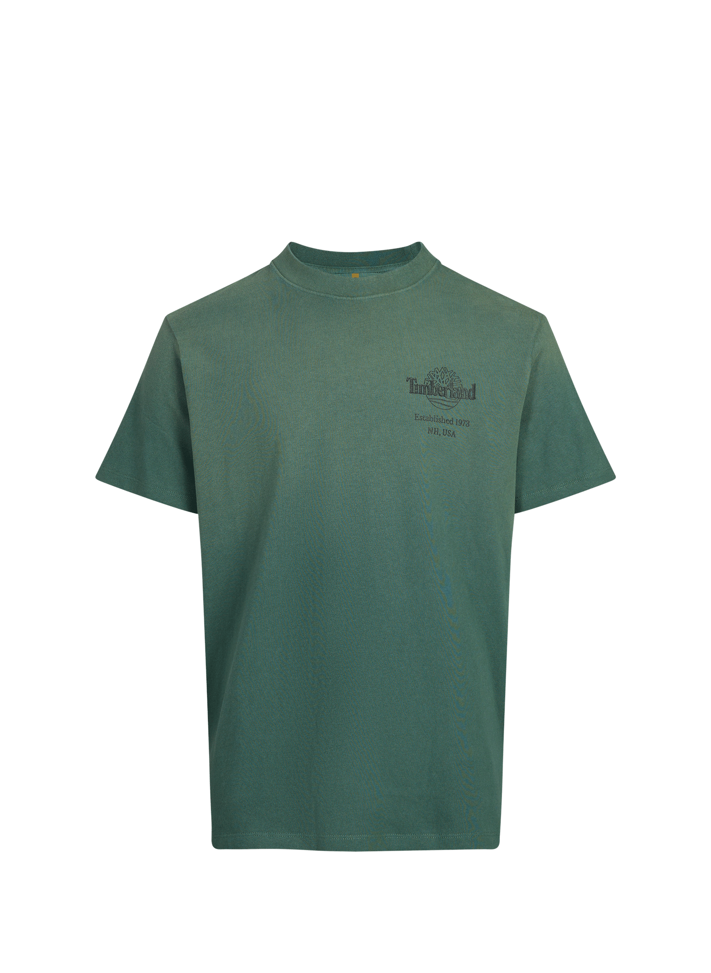 Straight T-shirt with screen printing on the front and back TIMBERLAND Green