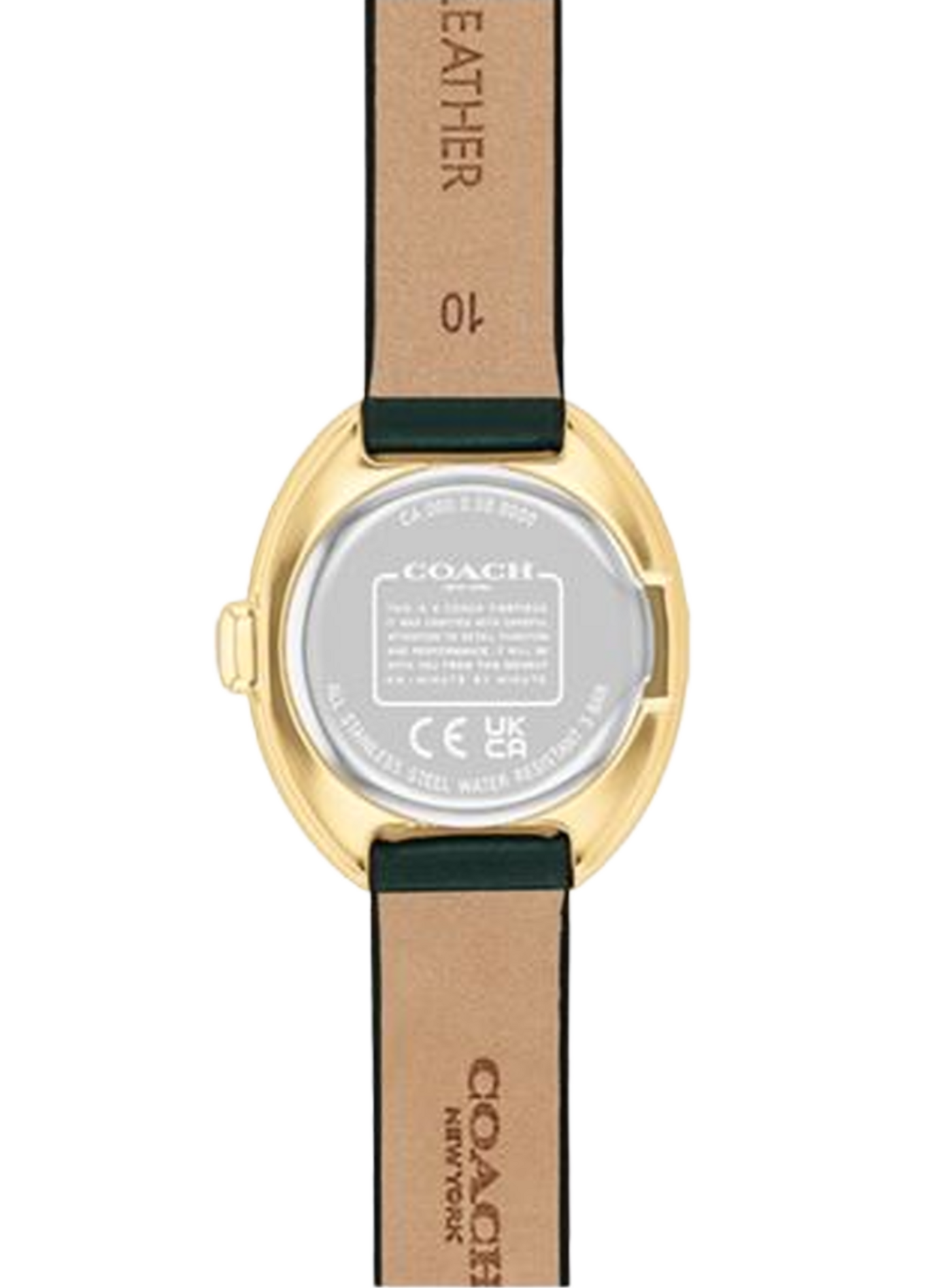 Montre quartz Sammy en cuir COACH MONTRES Vert