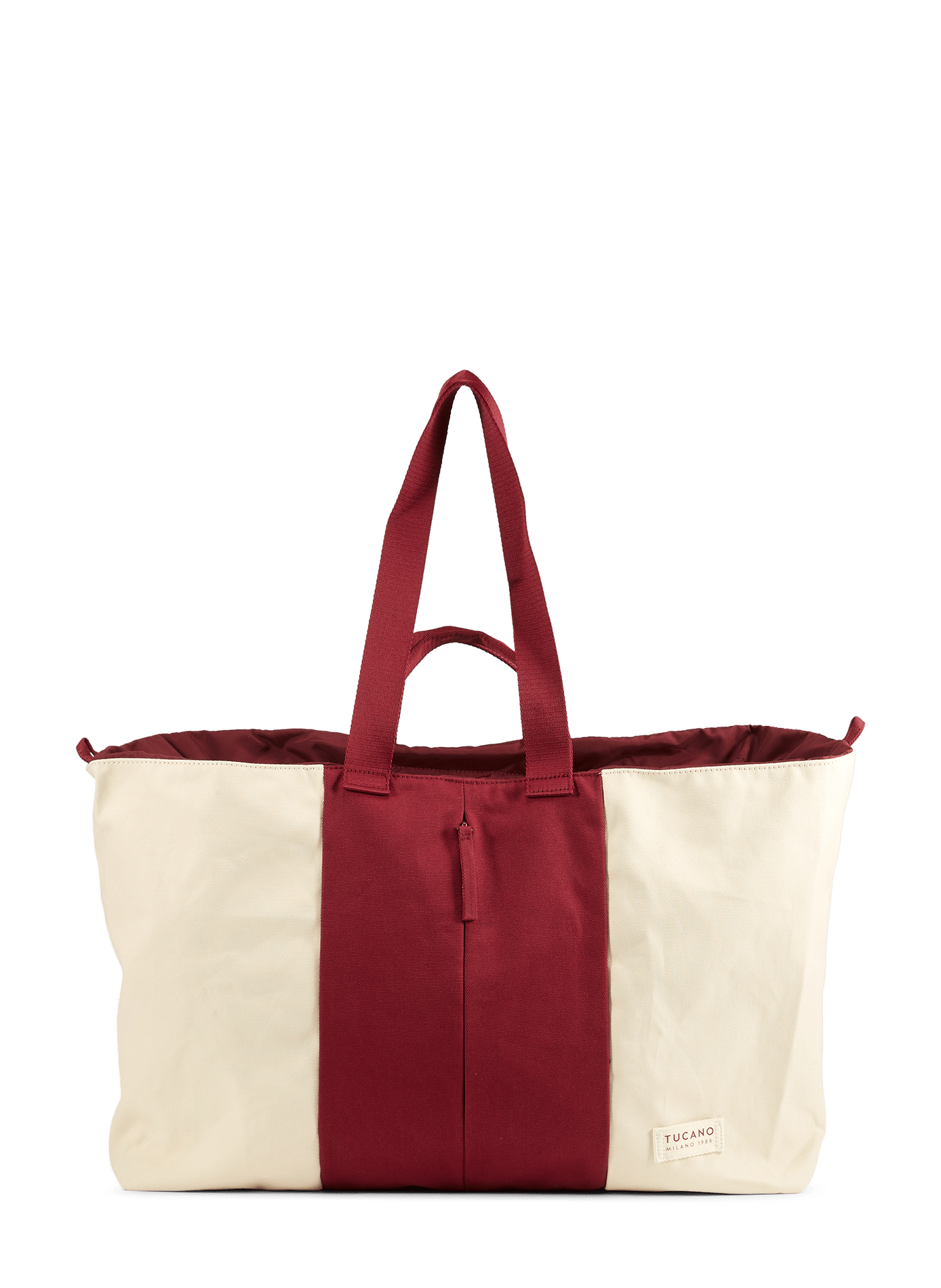 Bcash Beach weekend bag in blended cotton TUCANO Red