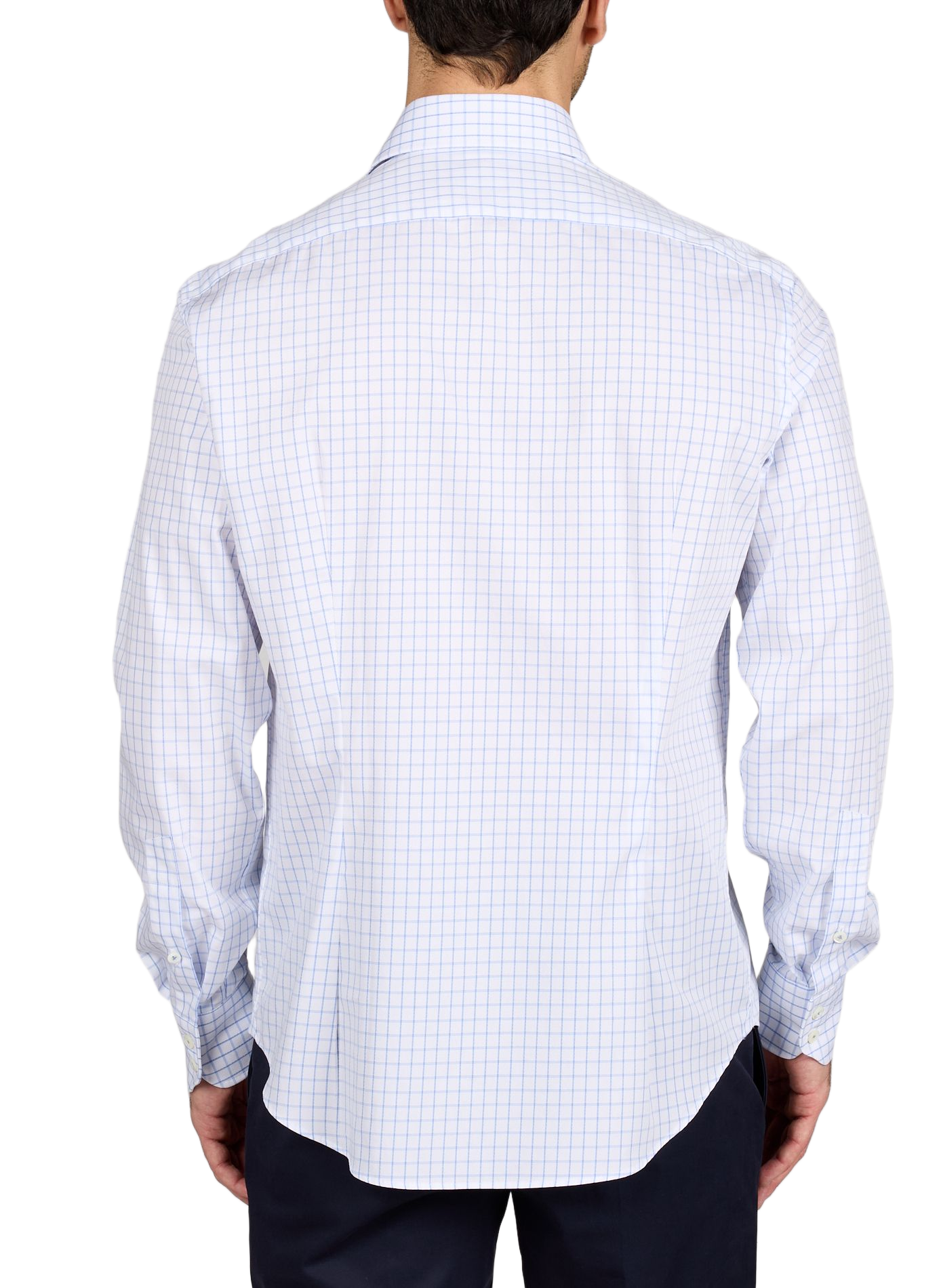 Check cotton Shirt VAN LAACK Blue
