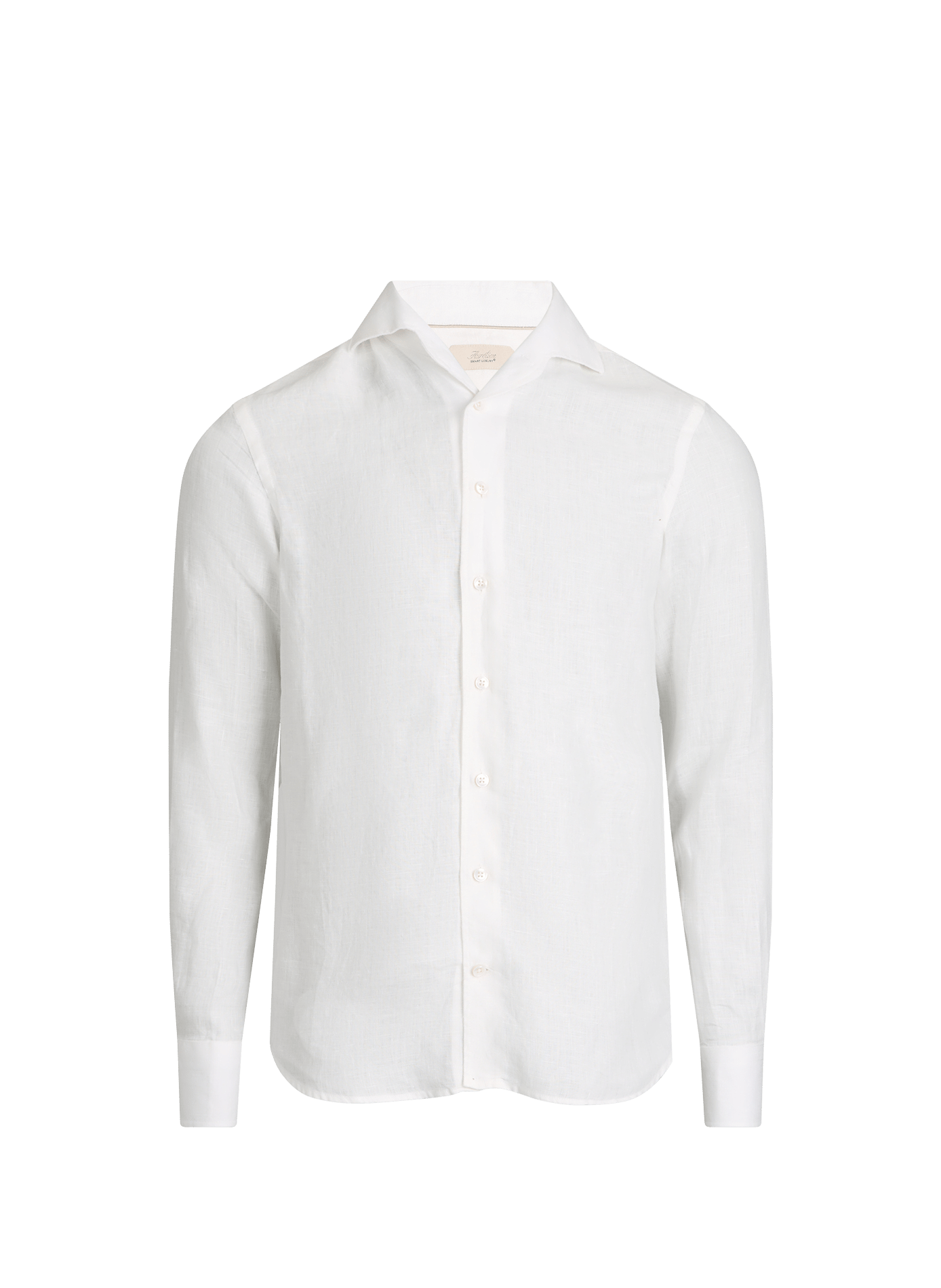 Chemise droite en lin AURELIEN Beige