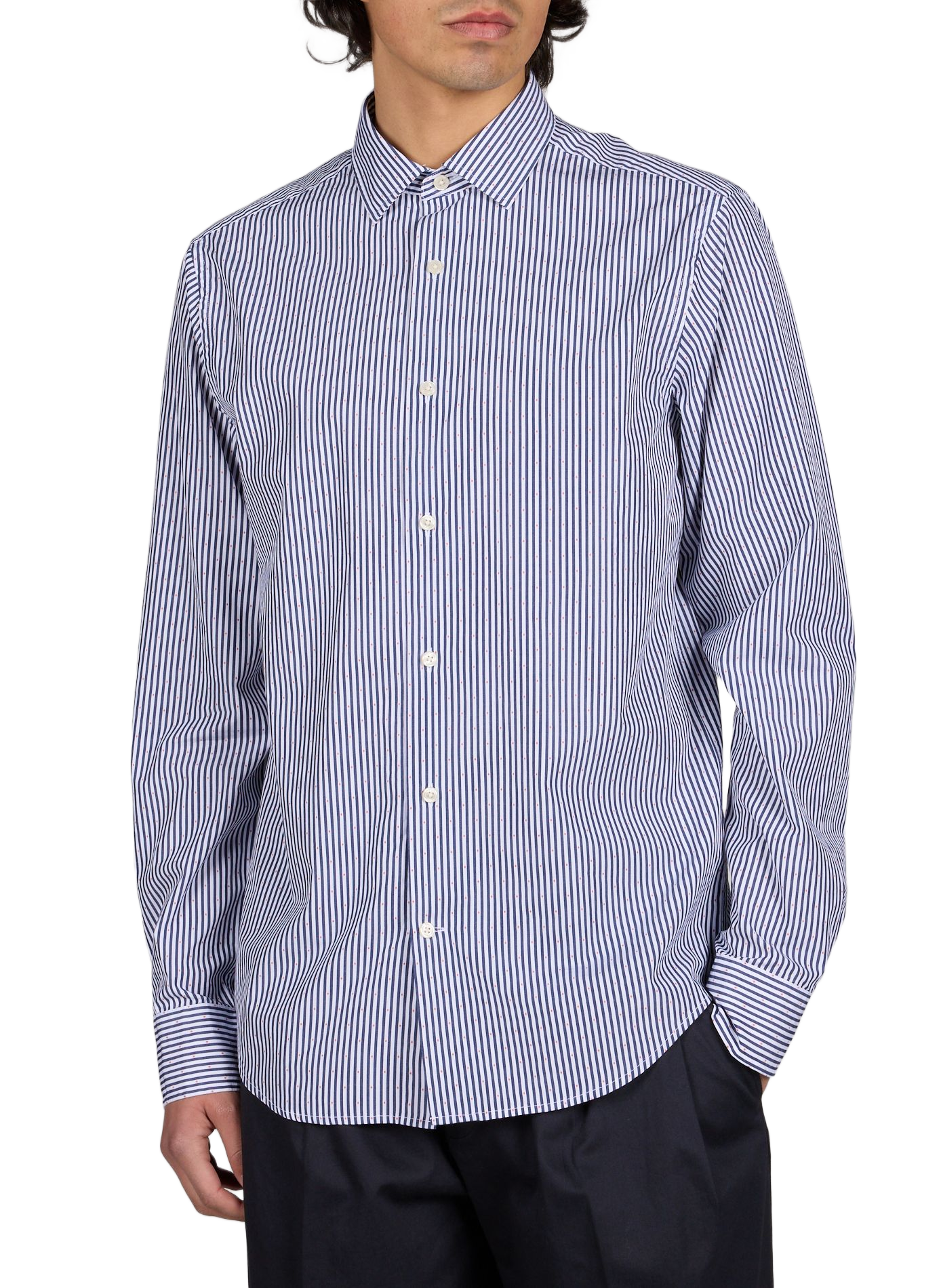 Chemise à rayures en coton GANT Bleu