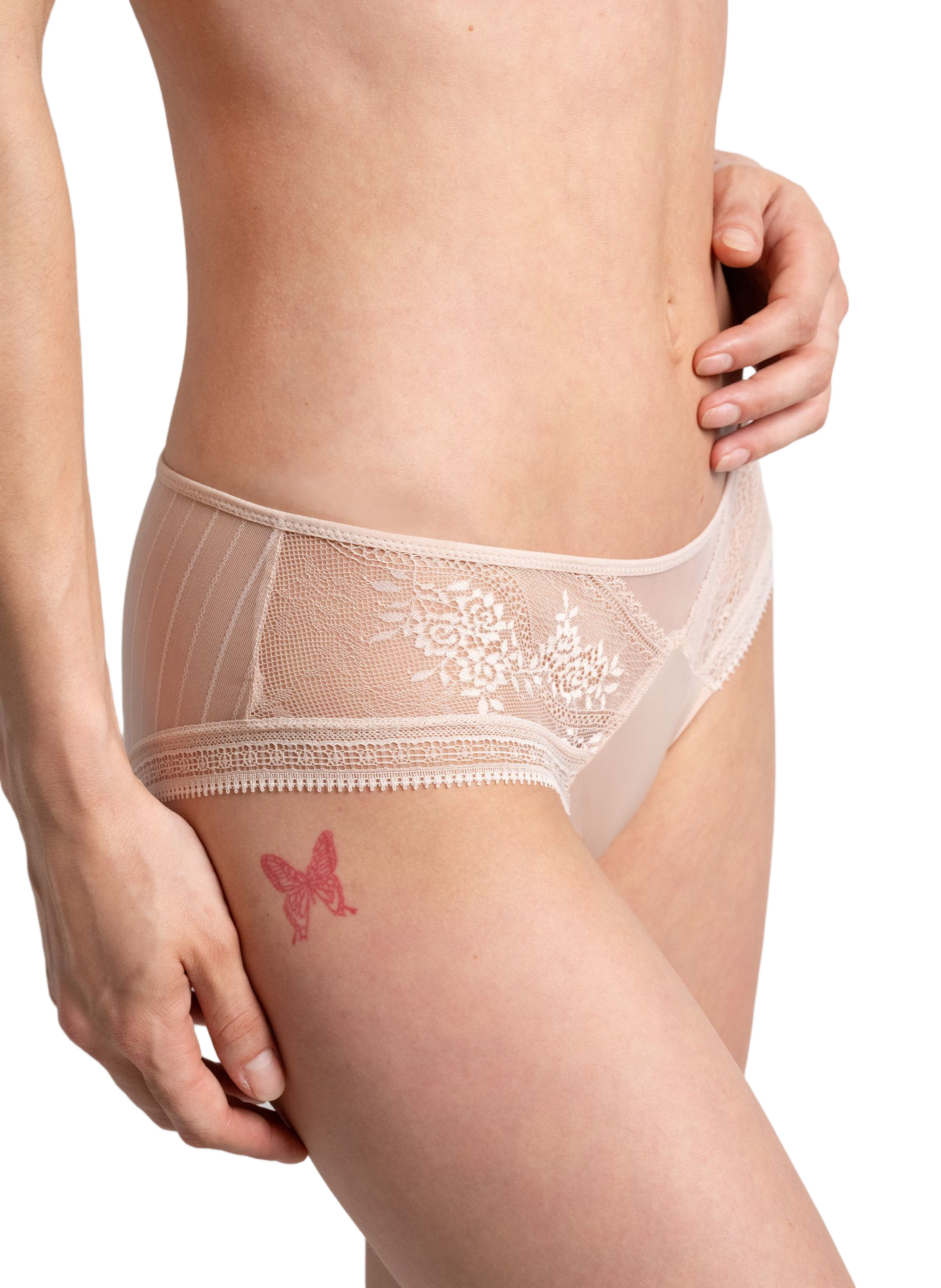 Culotte Maddie en dentelle PASSIONATA Rose