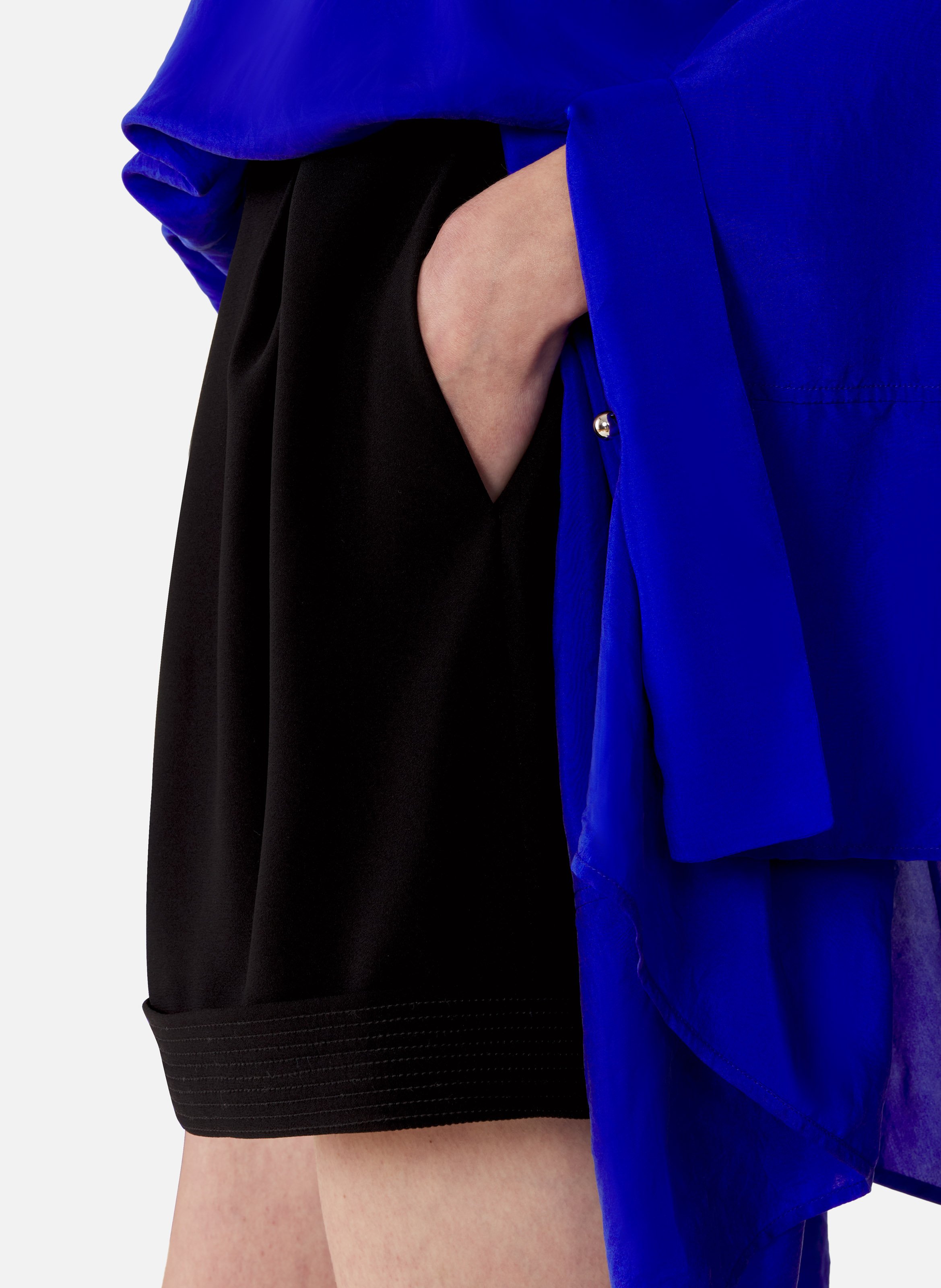Haut ample en soie LANVIN Bleu