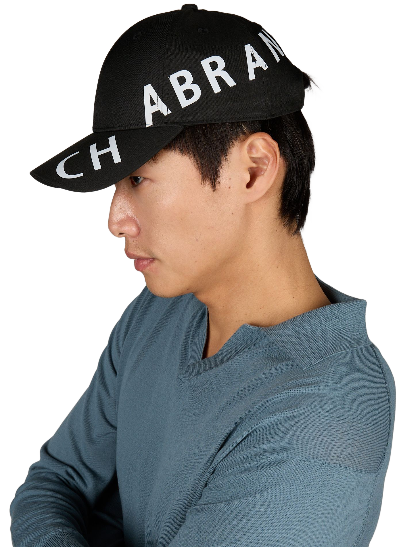 Cap with brand logo CHABRAND Black