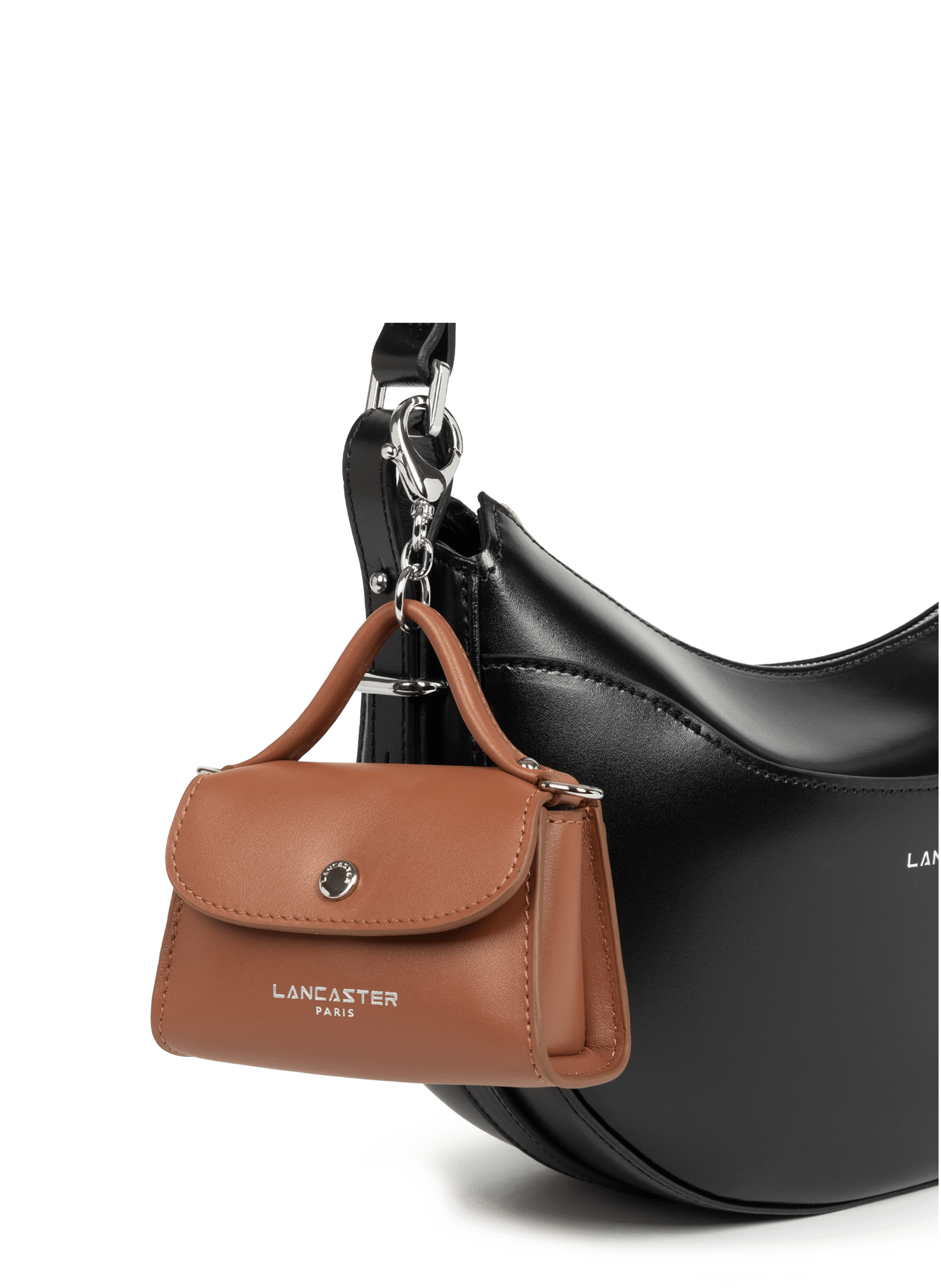 Nano porte-monnaie - paris pm LANCASTER Marron
