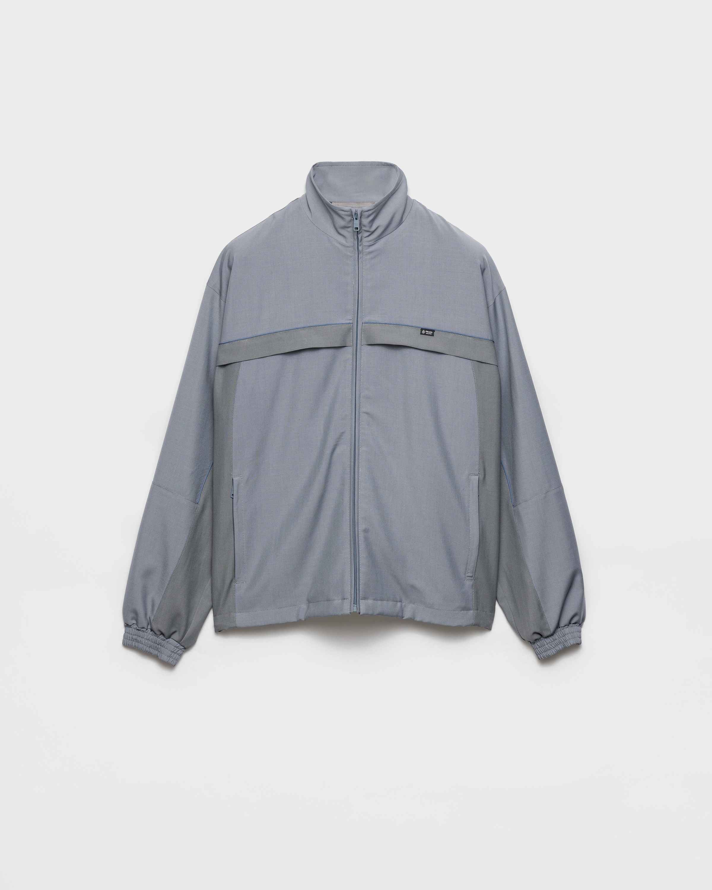 Veste en laine et mohair PRADA Gris
