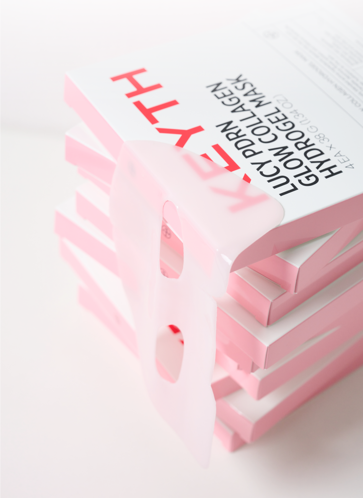 Geschenkset Glow Kollagen Hydrogel Maske KEYTH No color