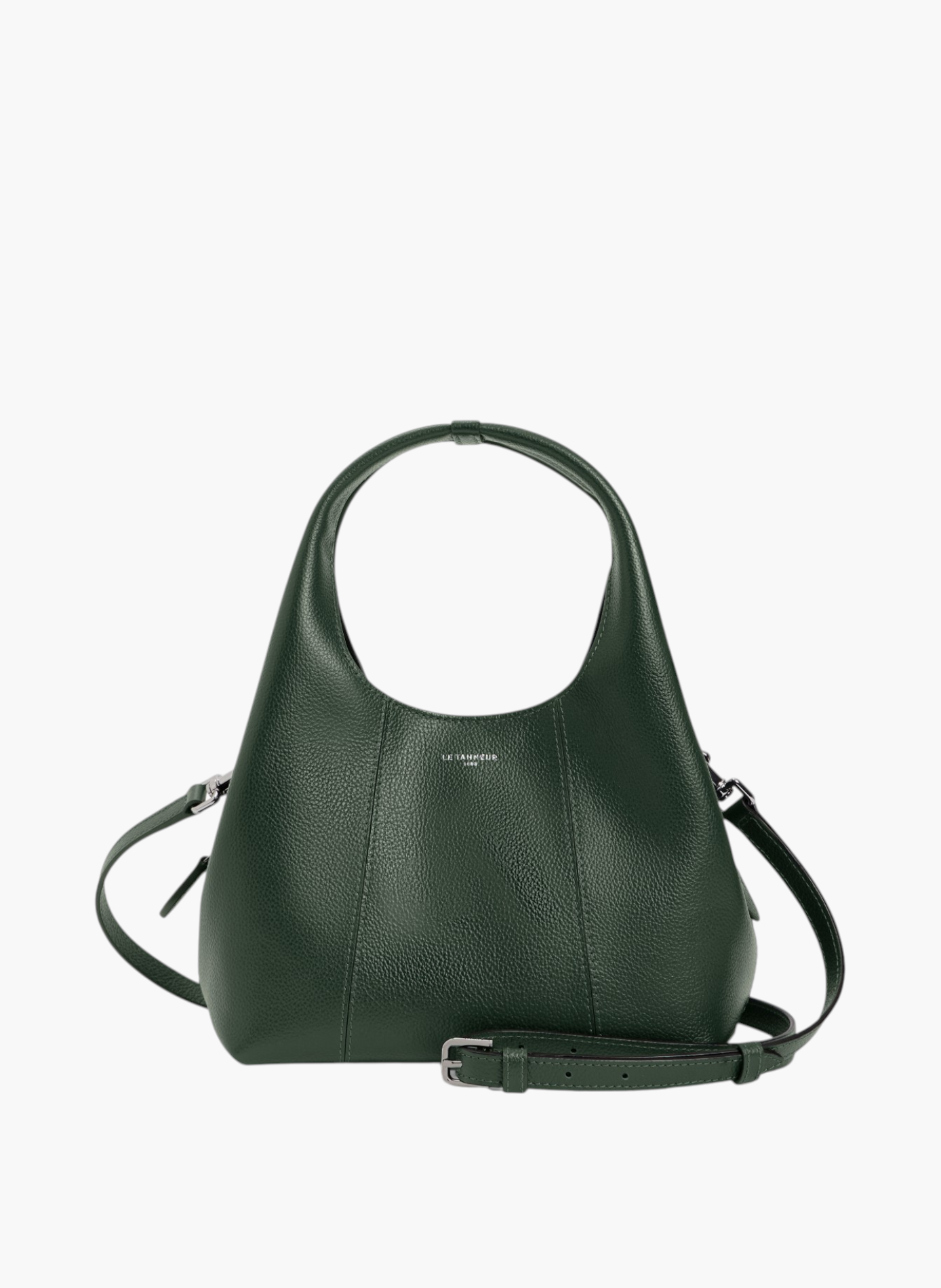Petit sac à main juliette en cuir grainé LE TANNEUR Vert