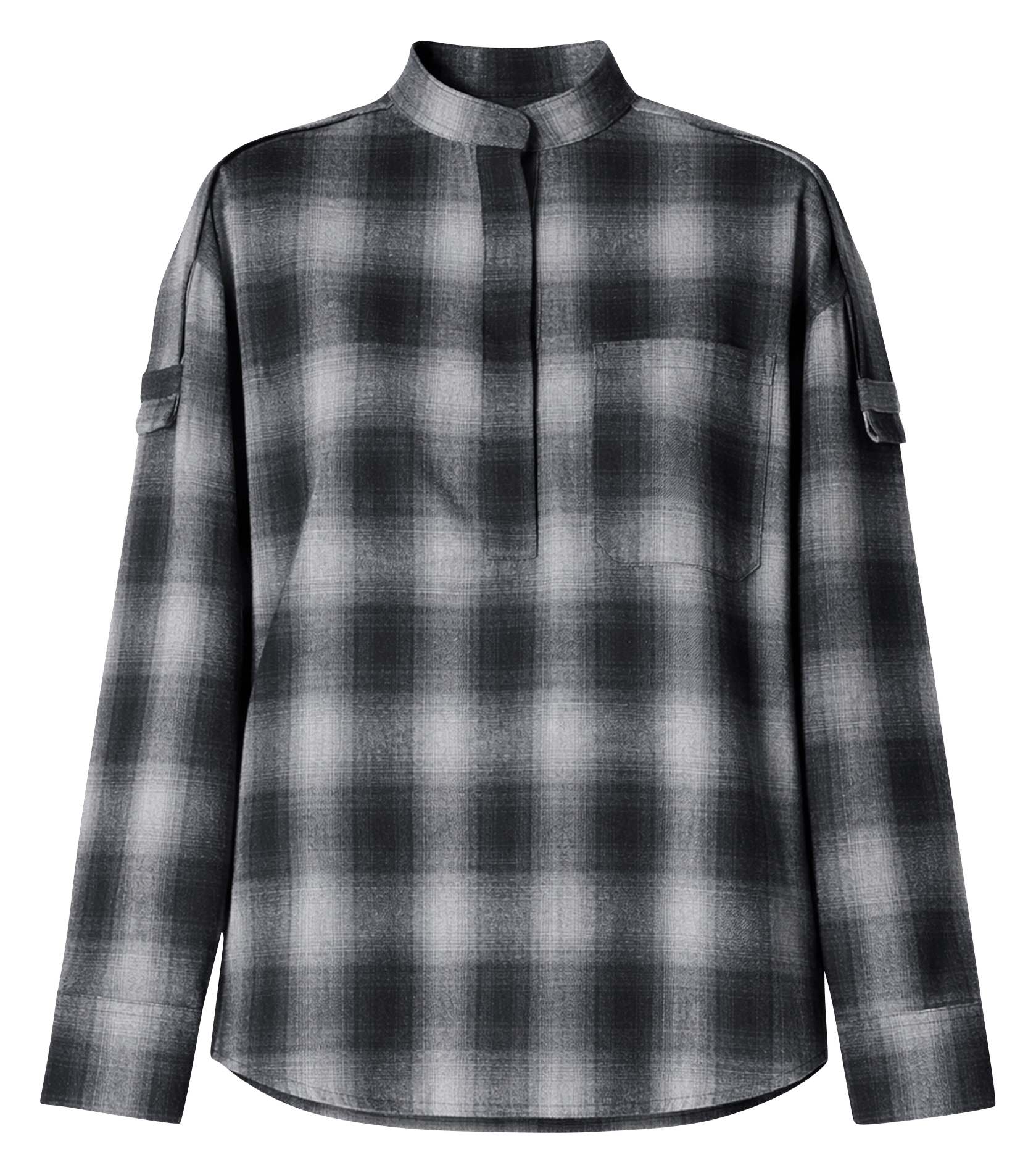 Ronde hals blouse met ruitjespatroon IRO Grijs