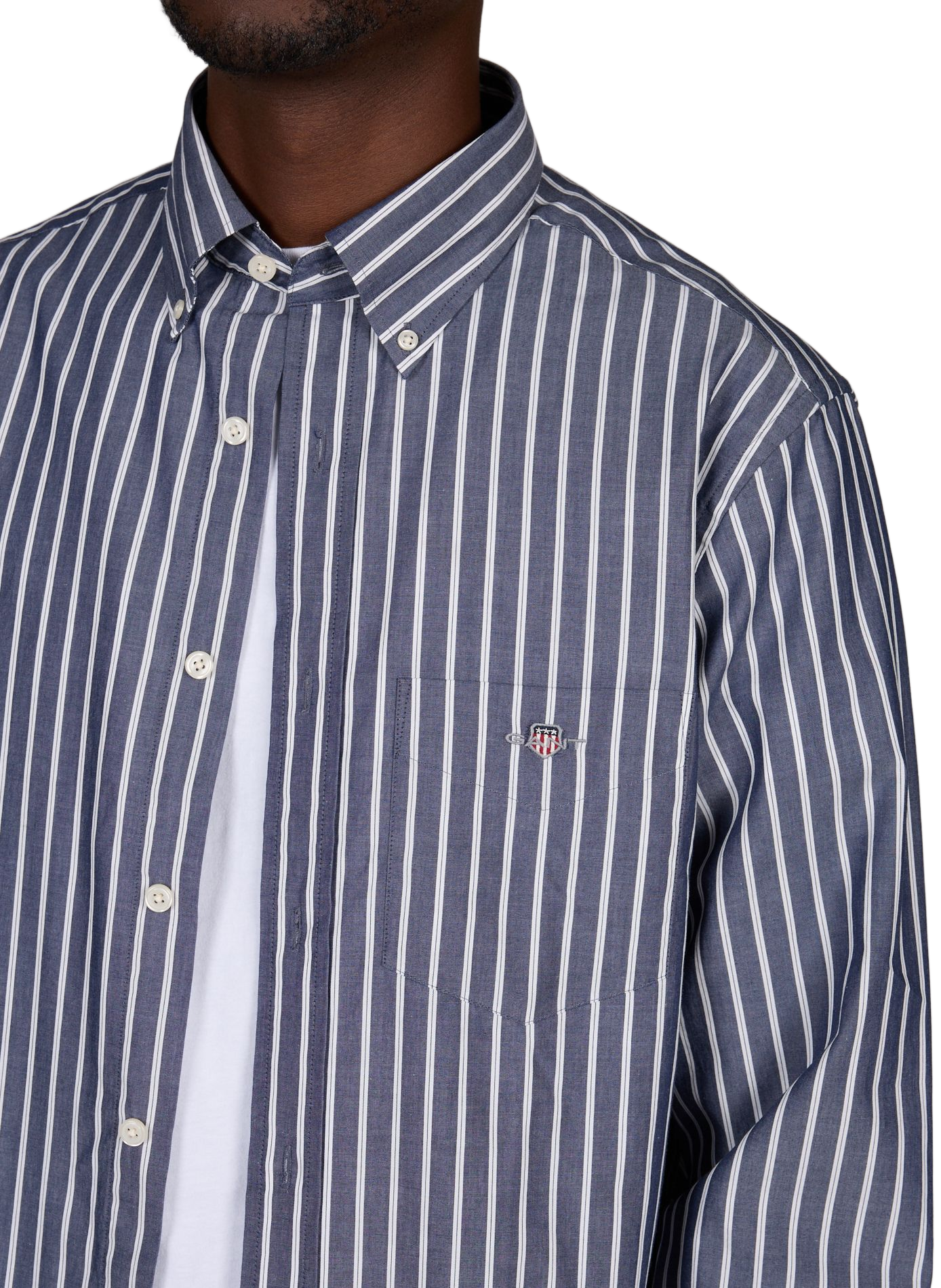 Chemise en coton GANT Bleu